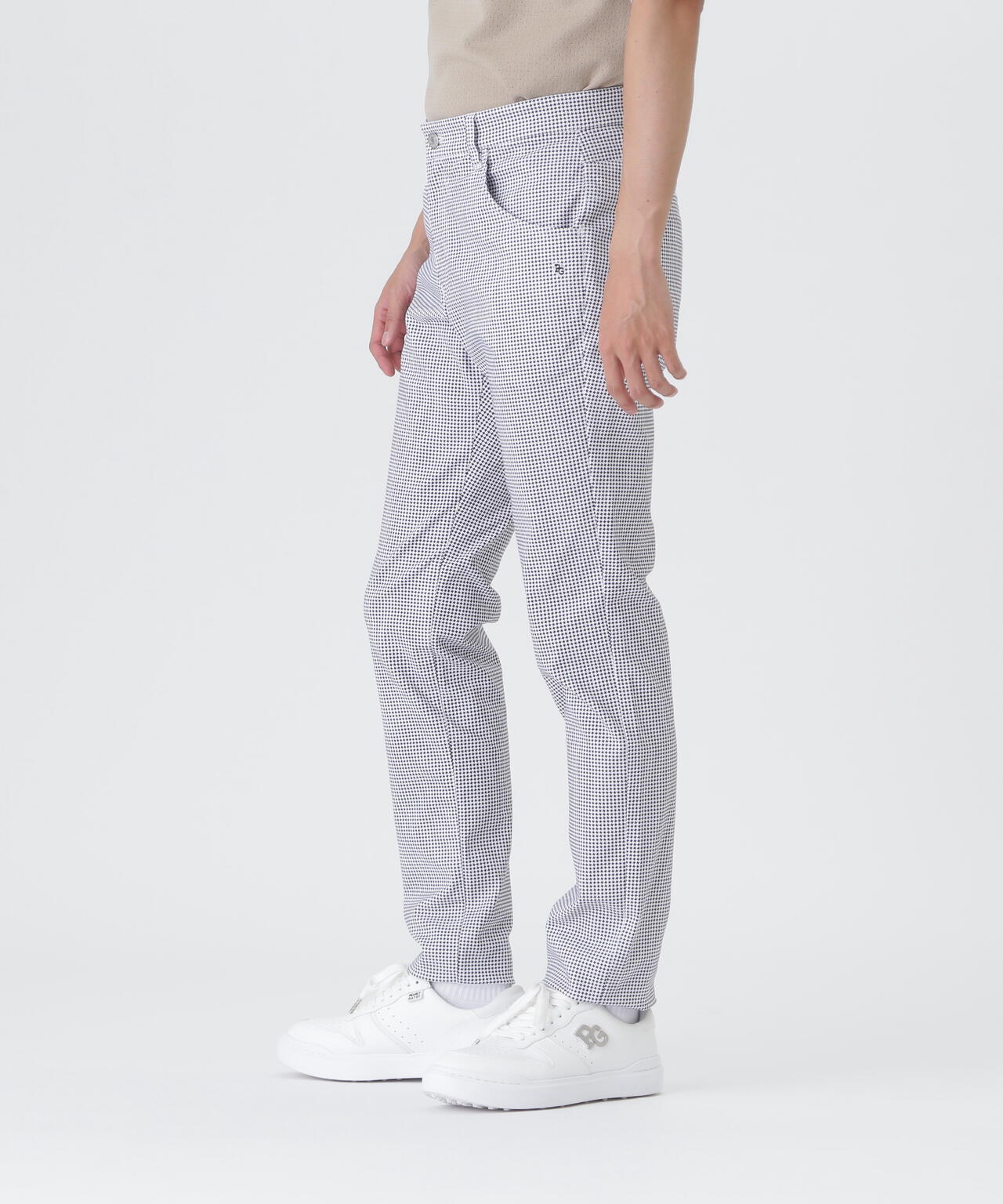 C/Peストレッチカルゼ5ポケットパンツ ＜手裏剣千鳥柄＞ (MENS