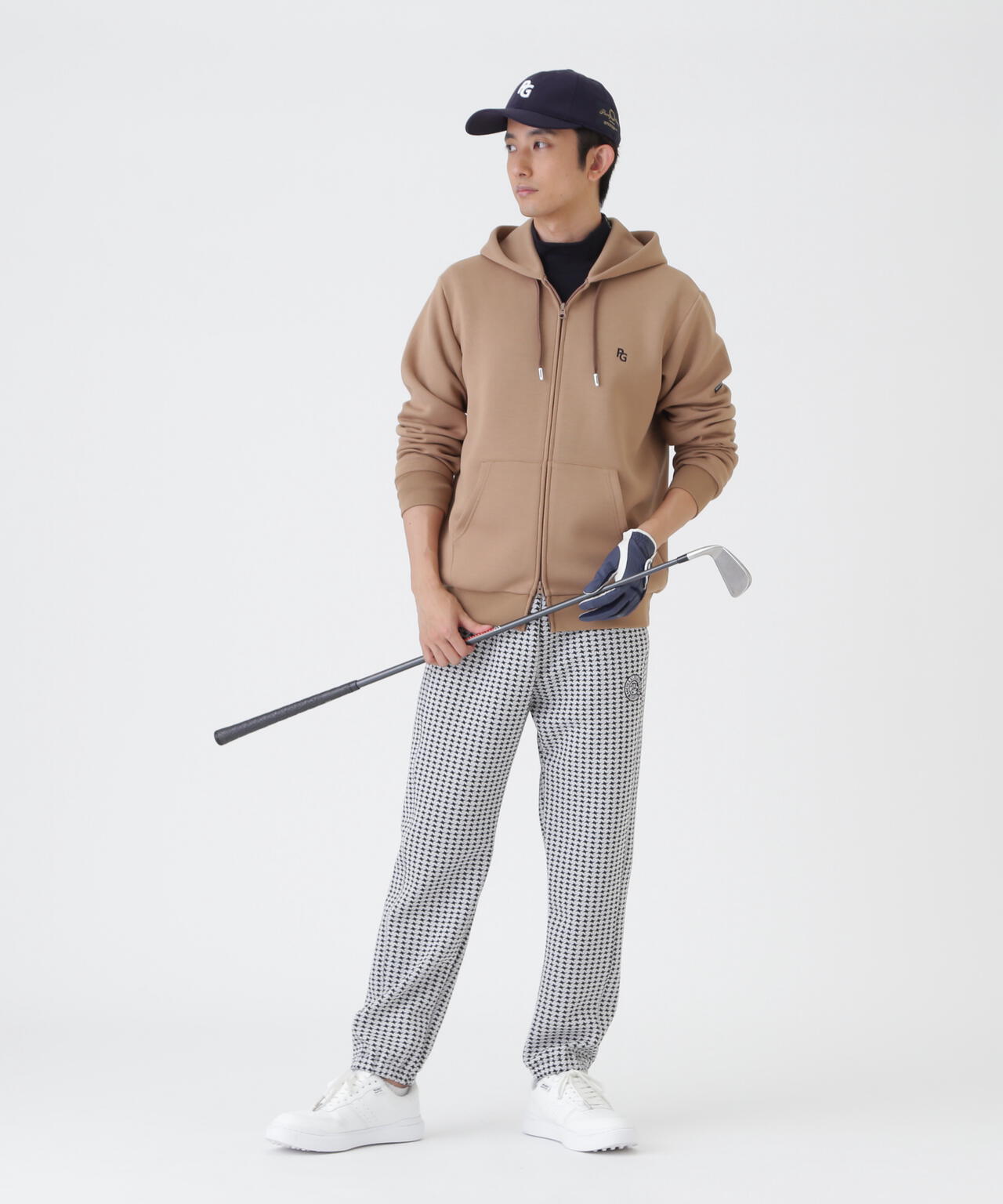 ステッチキルトジャガードパンツ ＜手裏剣千鳥柄＞ (MENS) | PEARLY