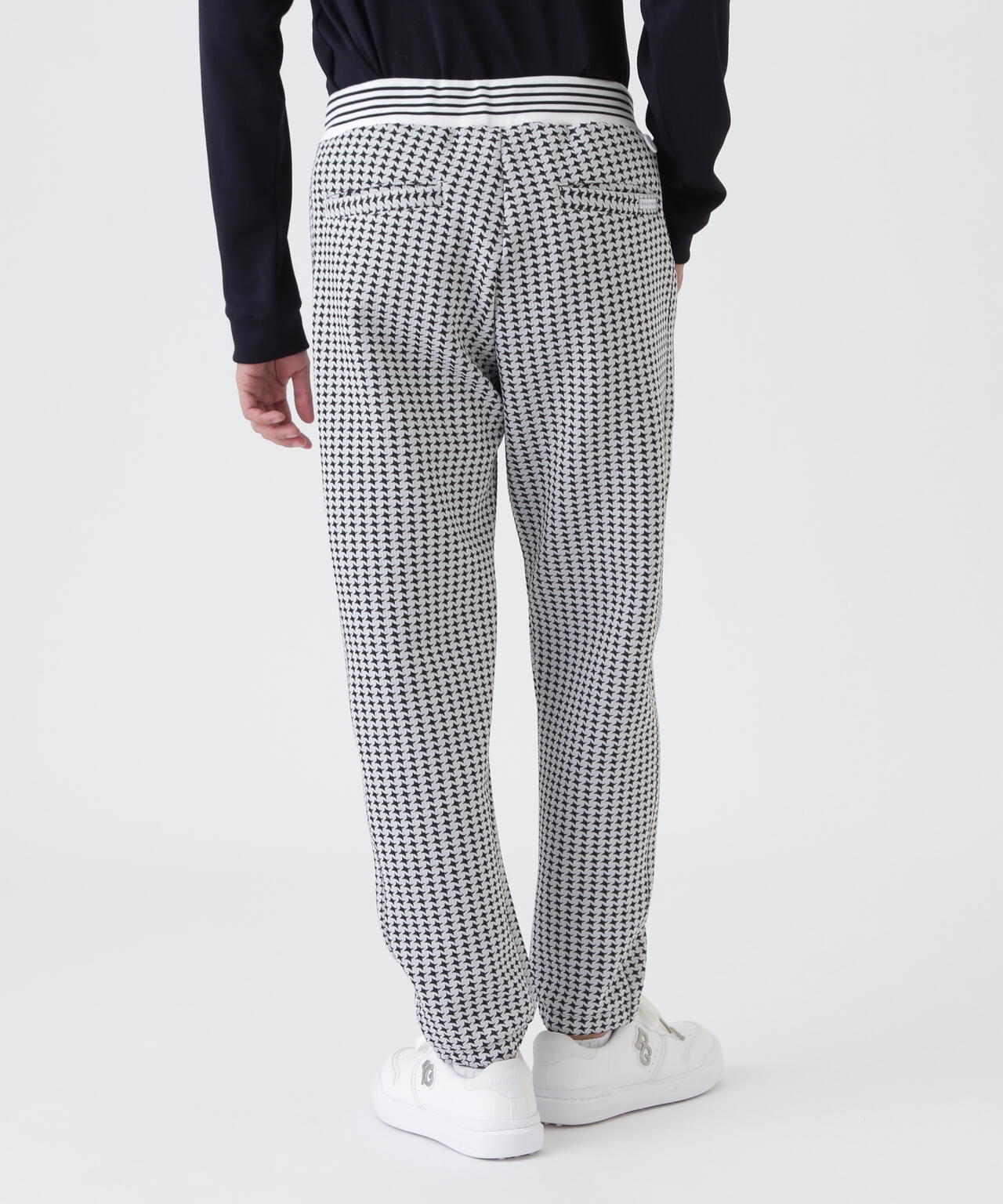 ステッチキルトジャガードパンツ ＜手裏剣千鳥柄＞ (MENS) | PEARLY