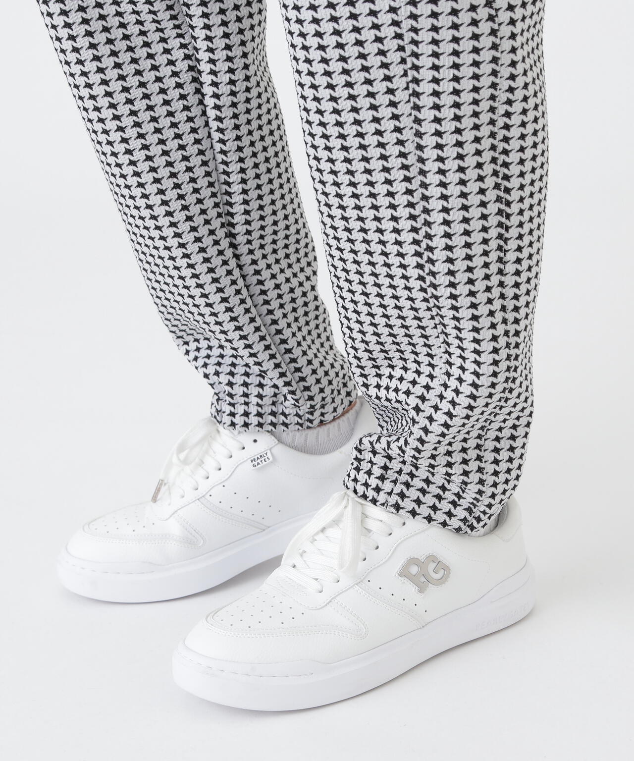 ステッチキルトジャガードパンツ ＜手裏剣千鳥柄＞ (MENS) | PEARLY