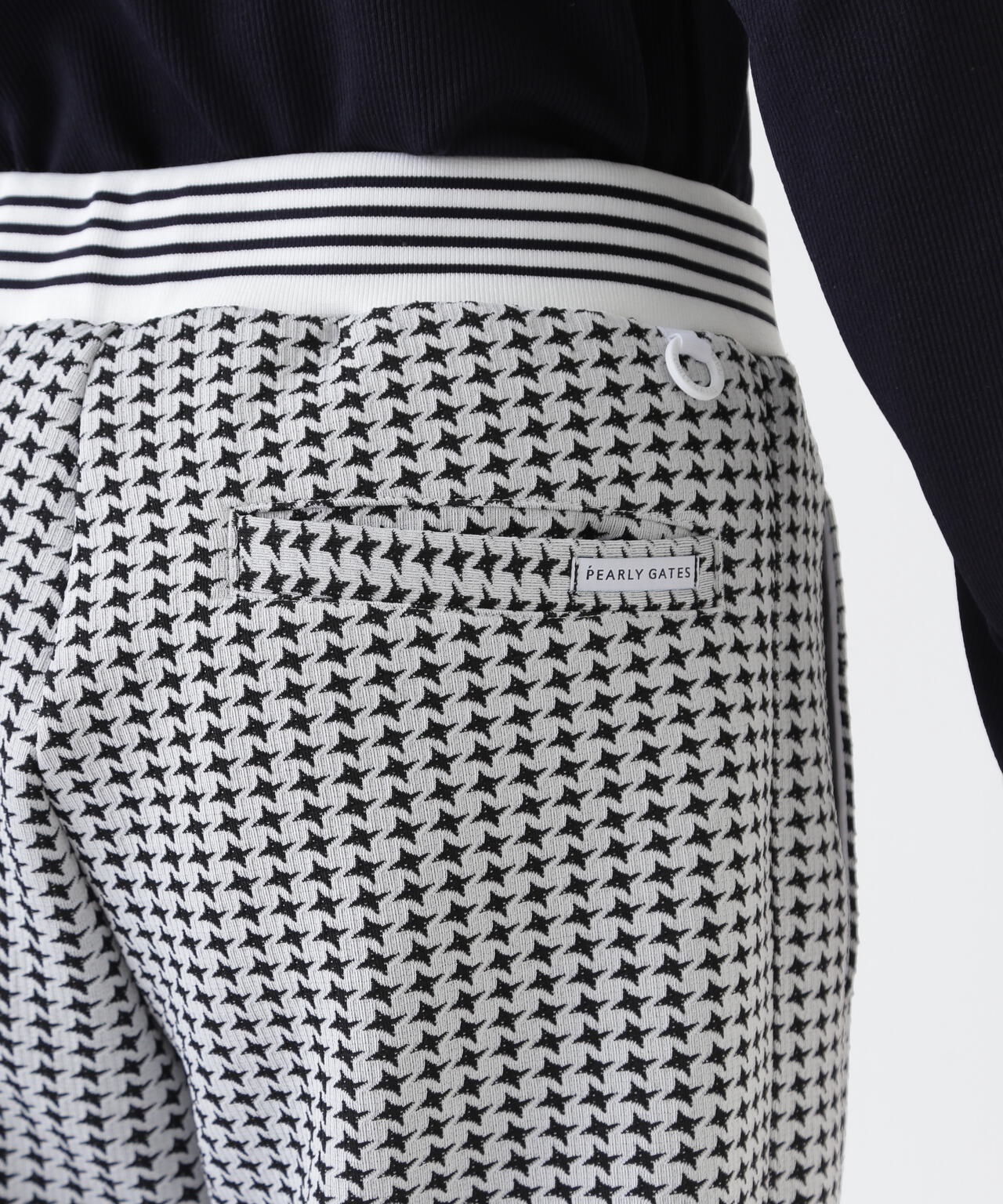 ステッチキルトジャガードパンツ ＜手裏剣千鳥柄＞ (MENS) | PEARLY