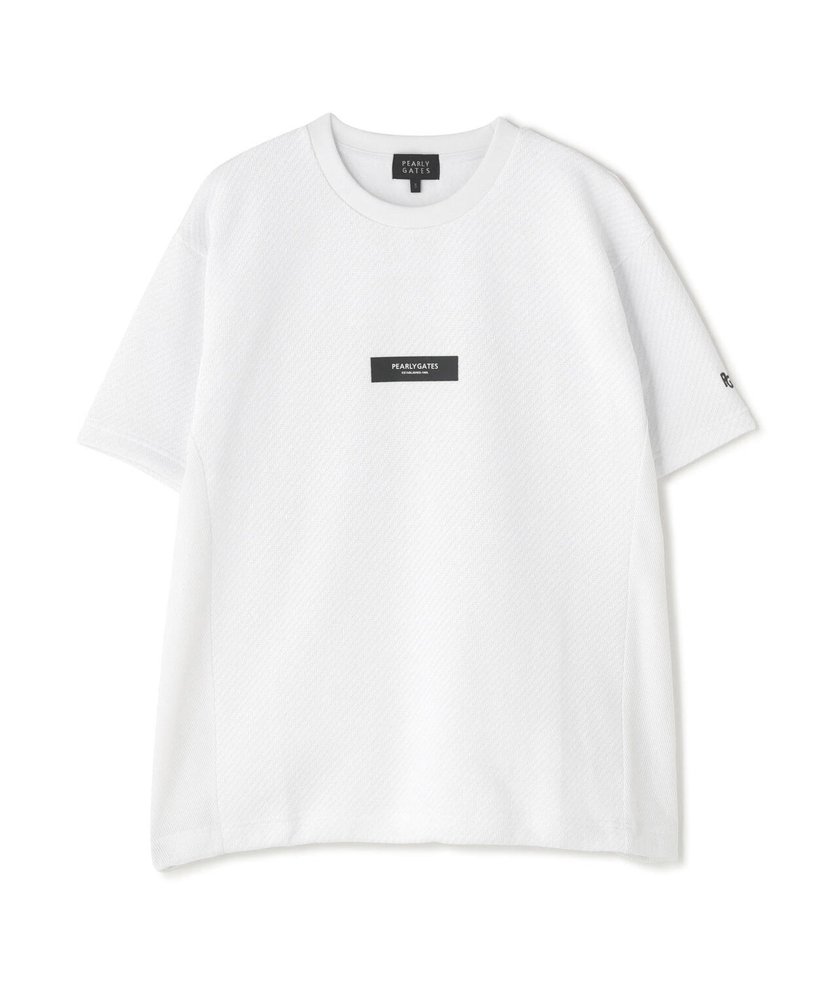 リサイクルモールカルゼクウォーター半袖クルーネックプルオーバー (MENS)