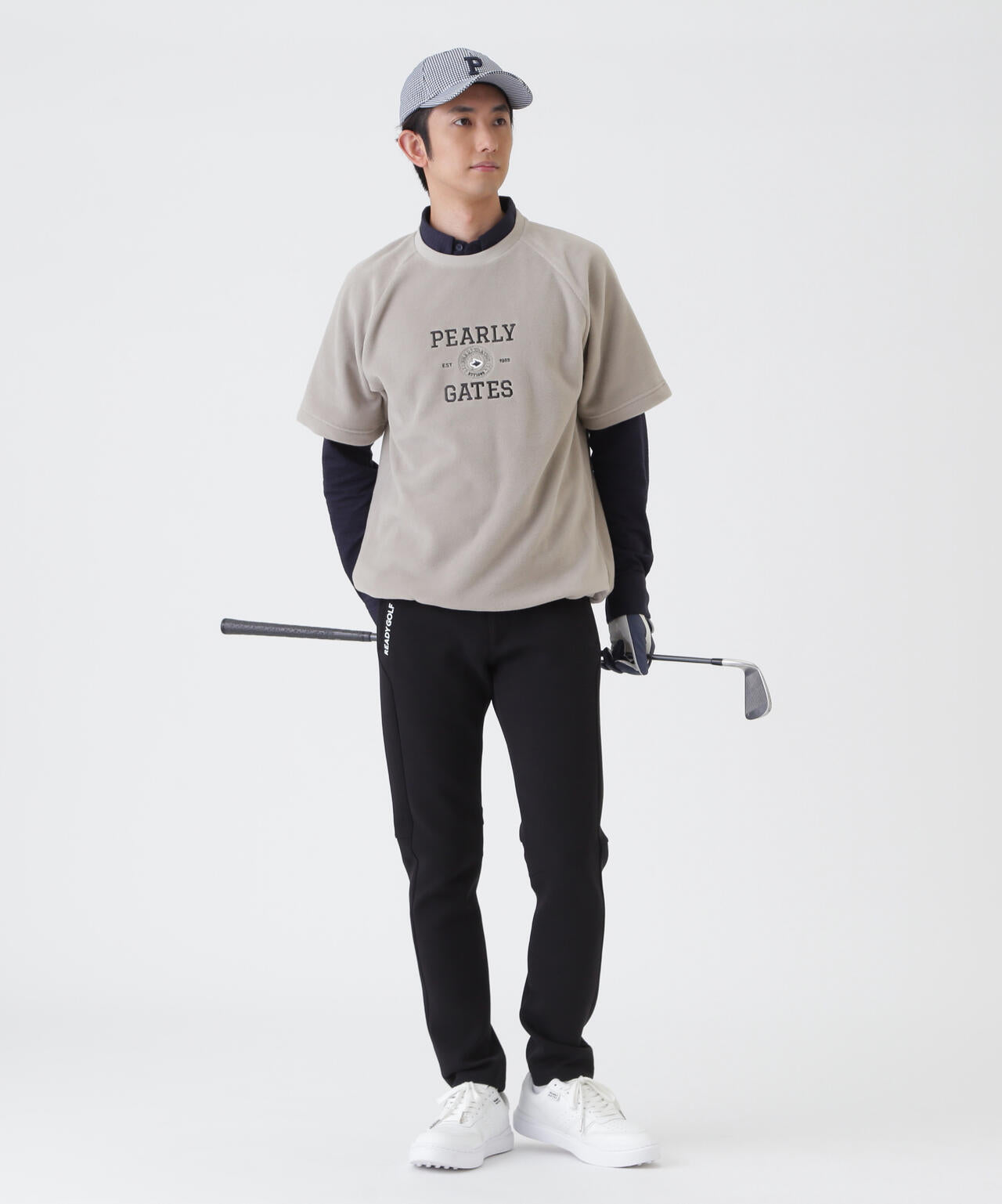 PEARLY GATES 迷彩フリース　ボアベスト サイズ5 トスカーナフリース (MENS) | PEARLY GATES（パーリーゲイツ