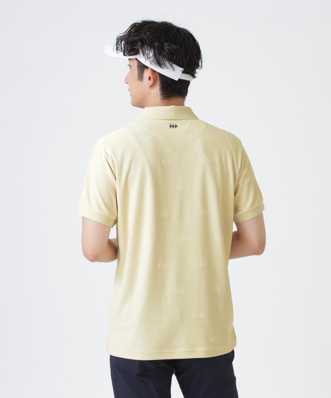 メッシュジャガード半袖ポロシャツ (MENS) | PEARLY GATES（パーリー