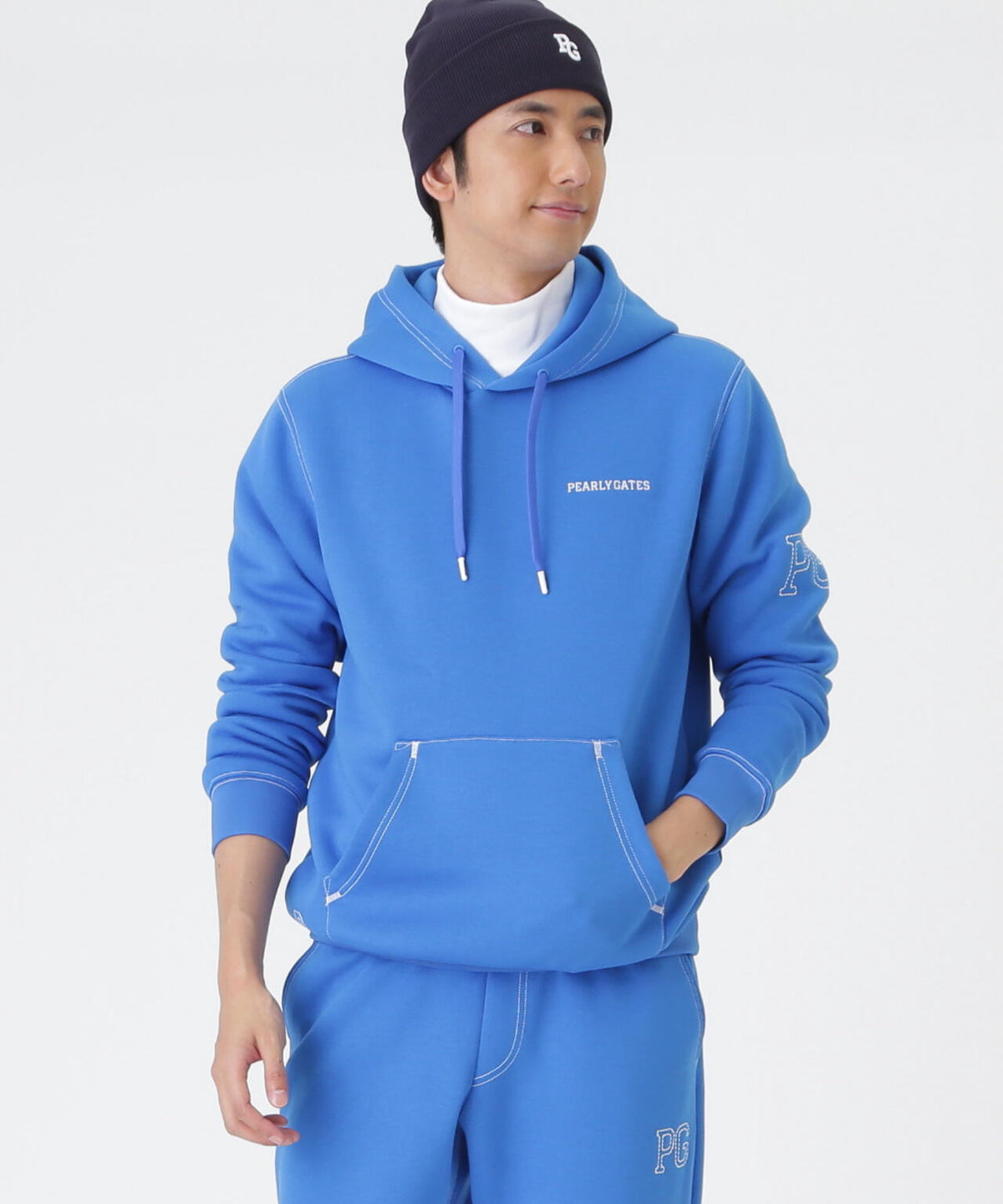 Pe/R変形ダンボールフーディプルオーバー (MENS)