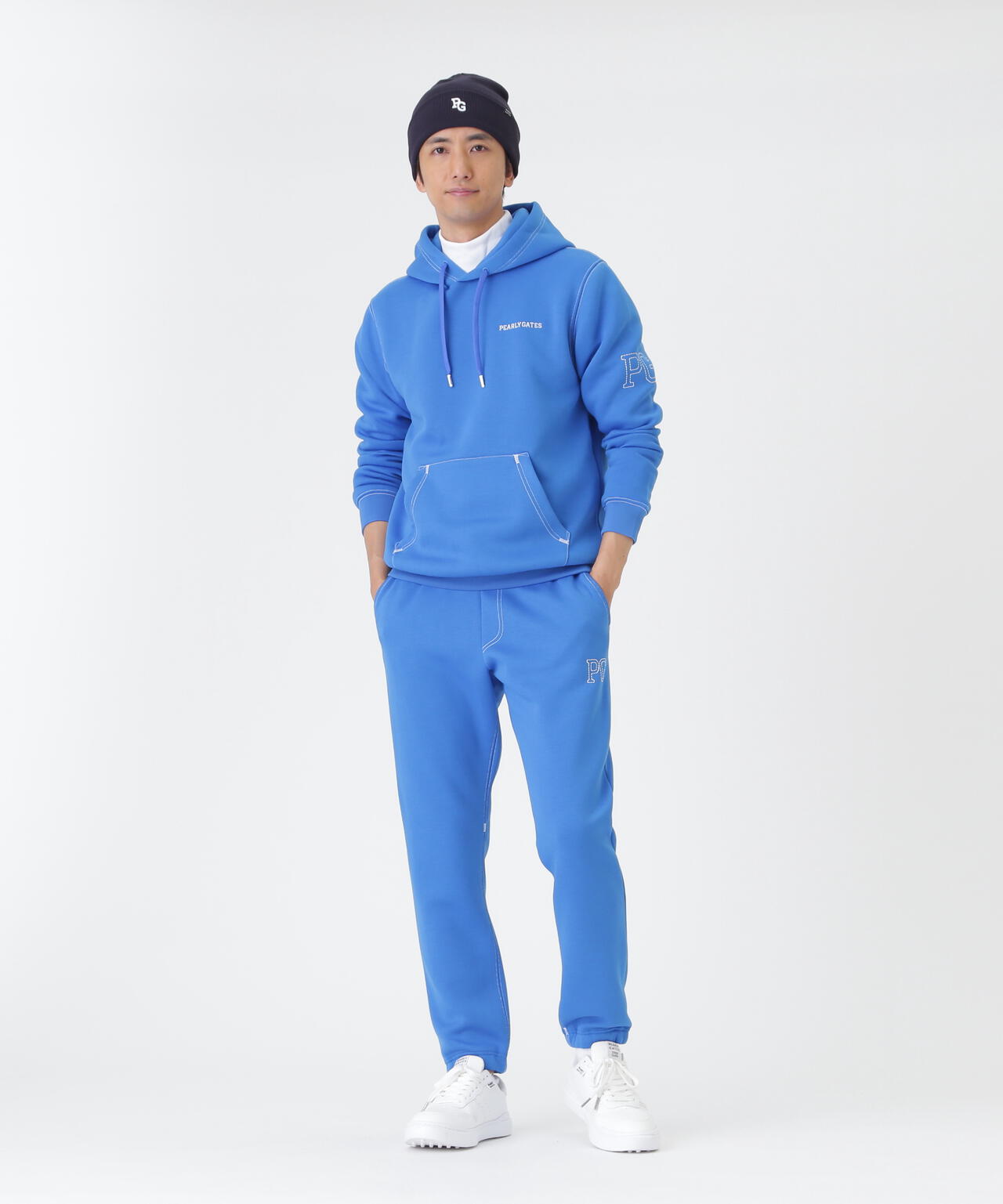Pe/R変形ダンボールフーディプルオーバー (MENS) | PEARLY GATES