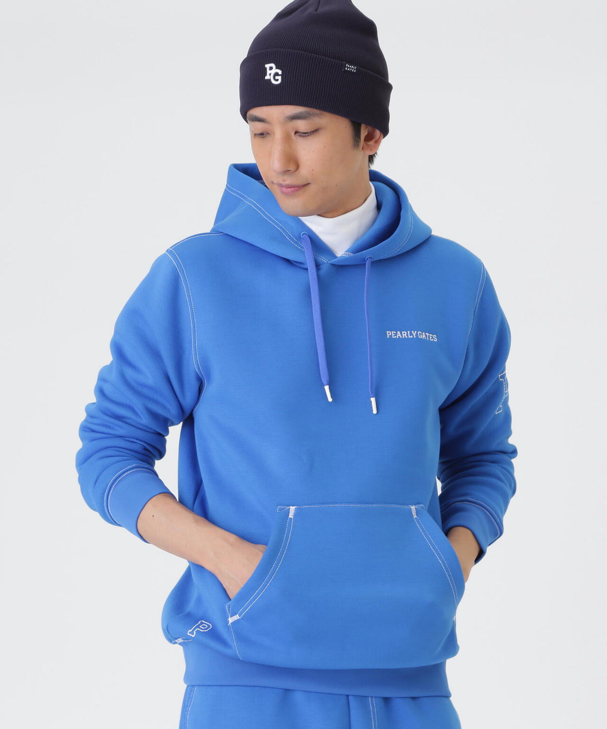 Pe/R変形ダンボールフーディプルオーバー (MENS)