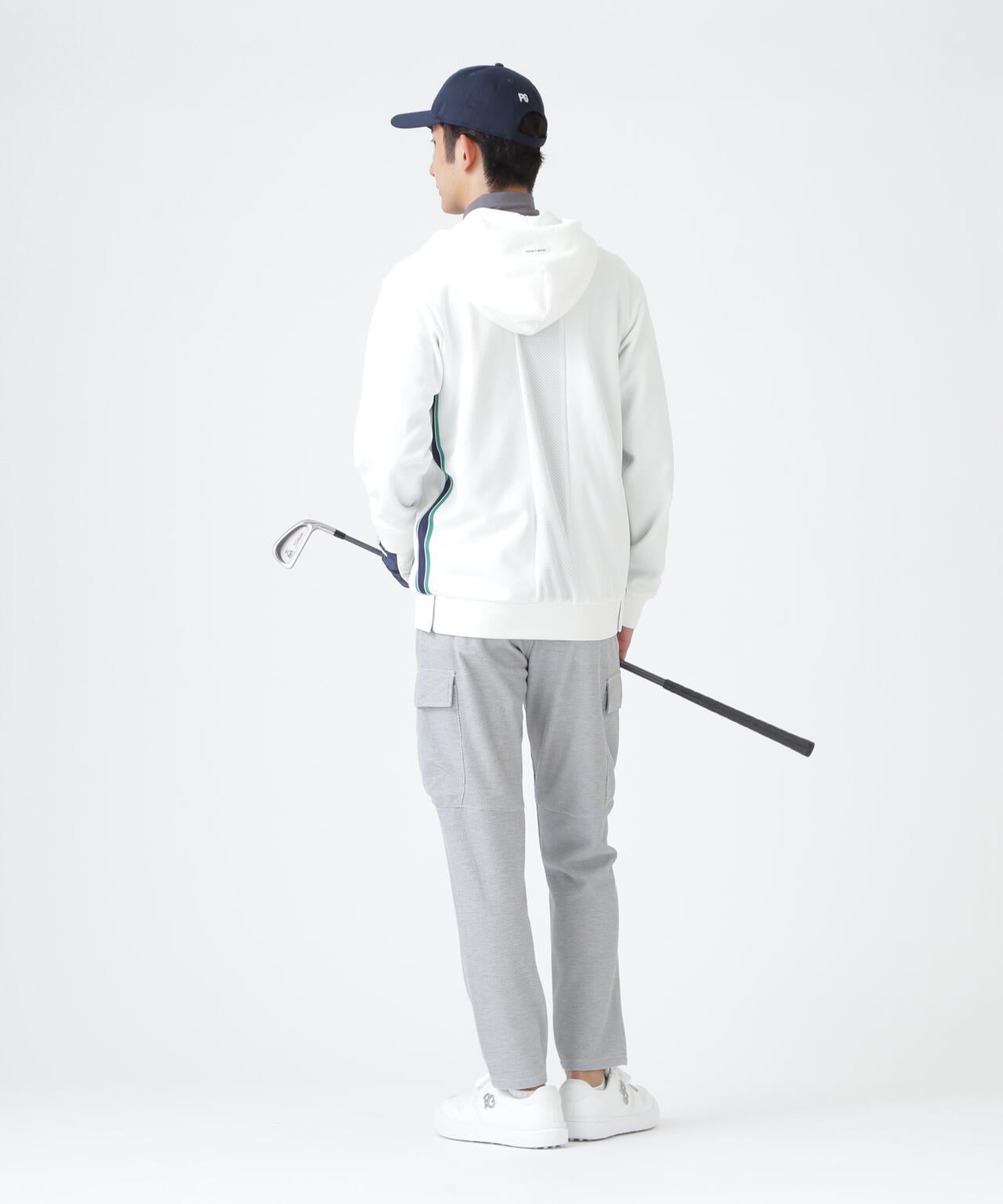 Wハニカムストレッチフルジップフーディ (MENS) | PEARLY GATES