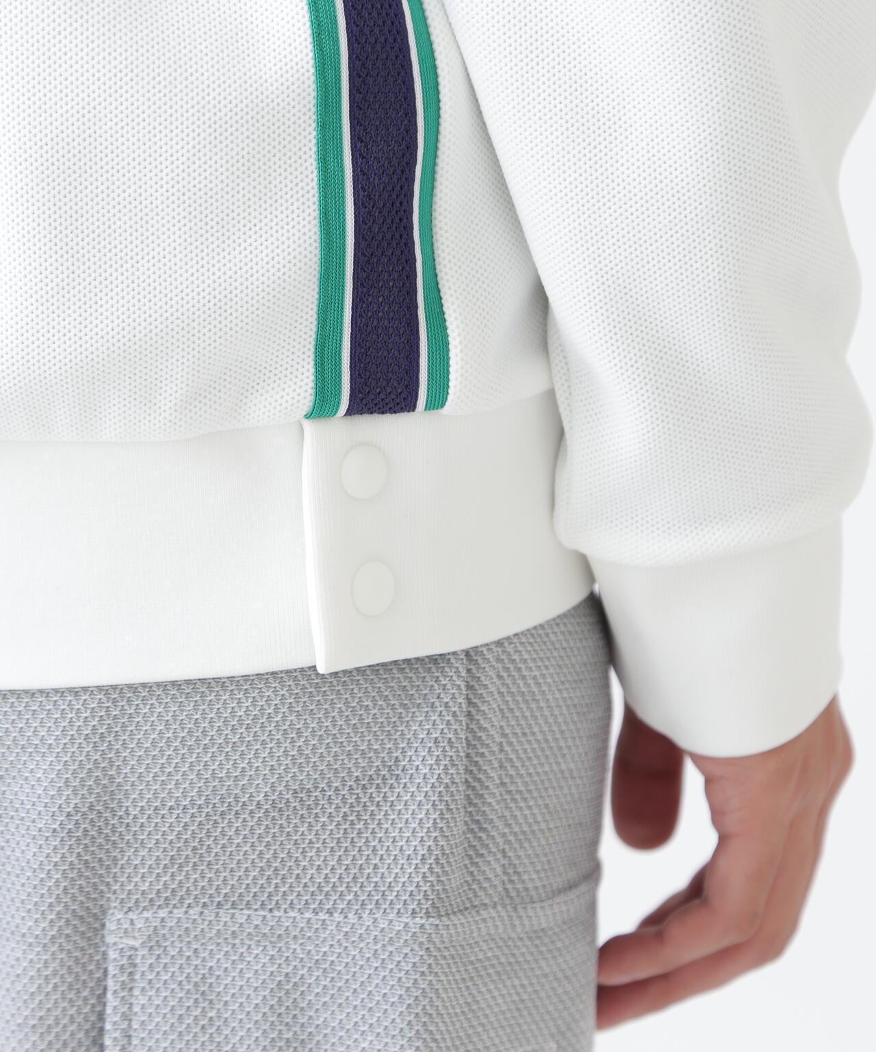 Wハニカムストレッチフルジップフーディ (MENS) | PEARLY GATES