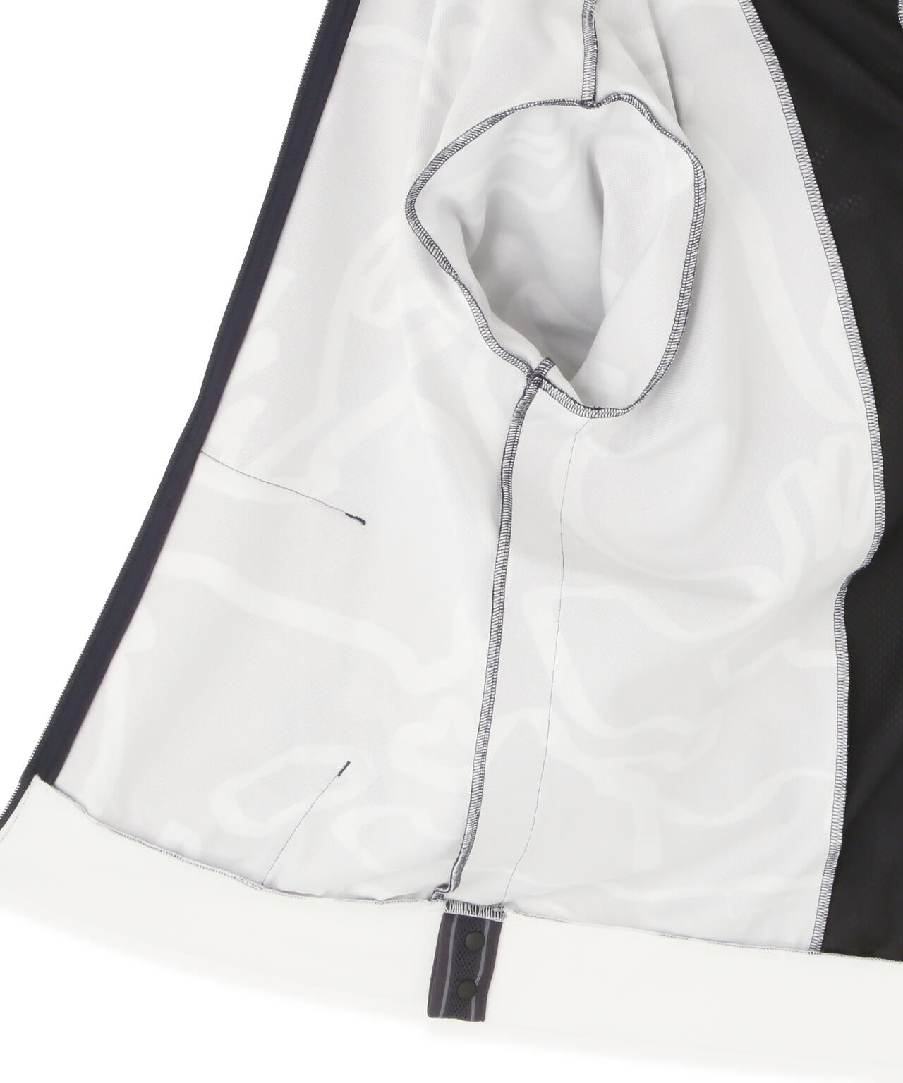 Wハニカムストレッチフルジップフーディ ＜変形ウサギ柄＞ (MENS)