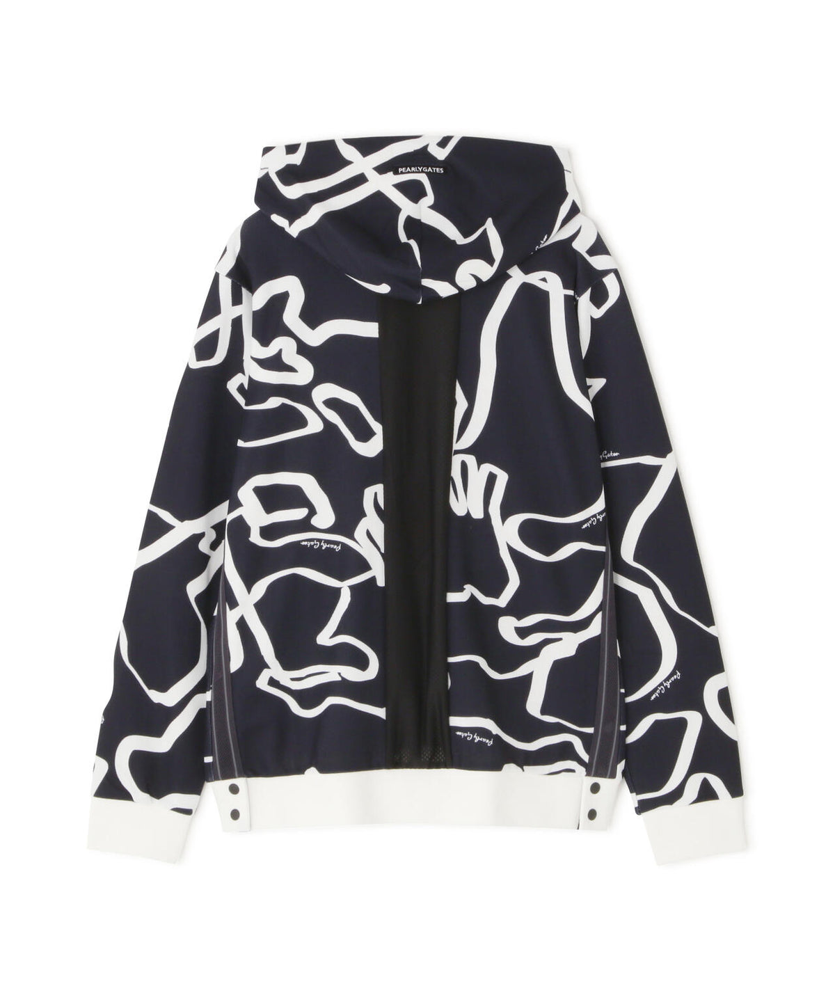 Wハニカムストレッチフルジップフーディ ＜変形ウサギ柄＞ (MENS)
