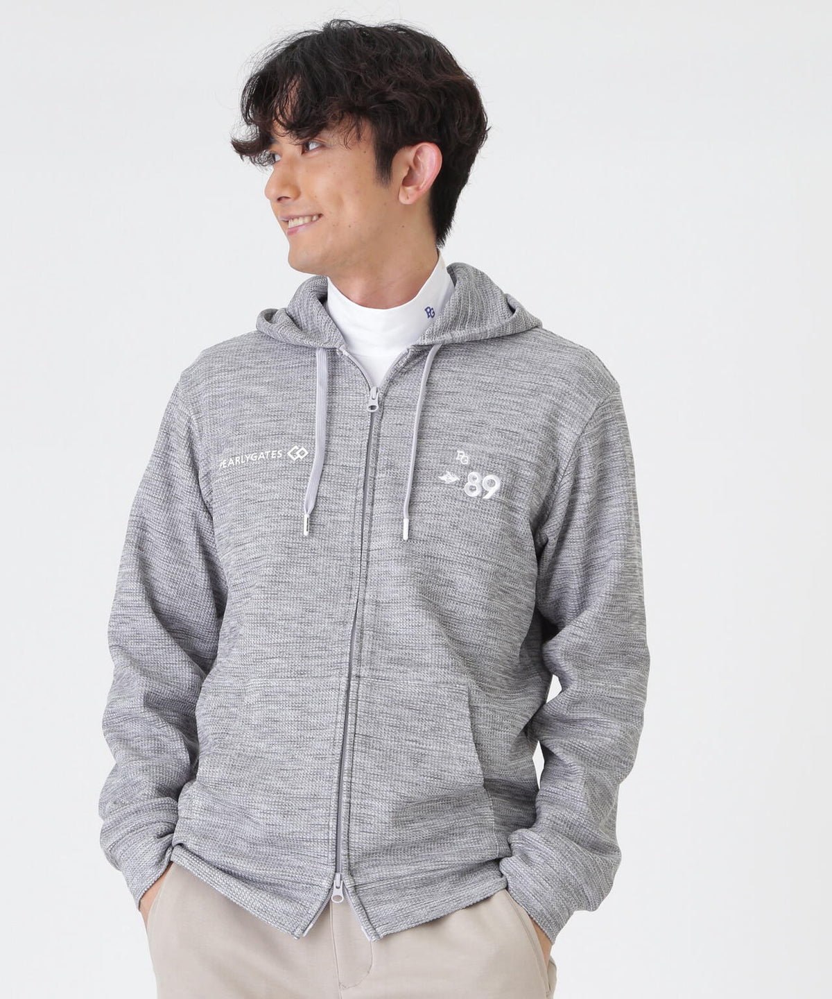PEARLYGATES×Colantotte] ワッフルダブルジャージーパーカー (MENS 