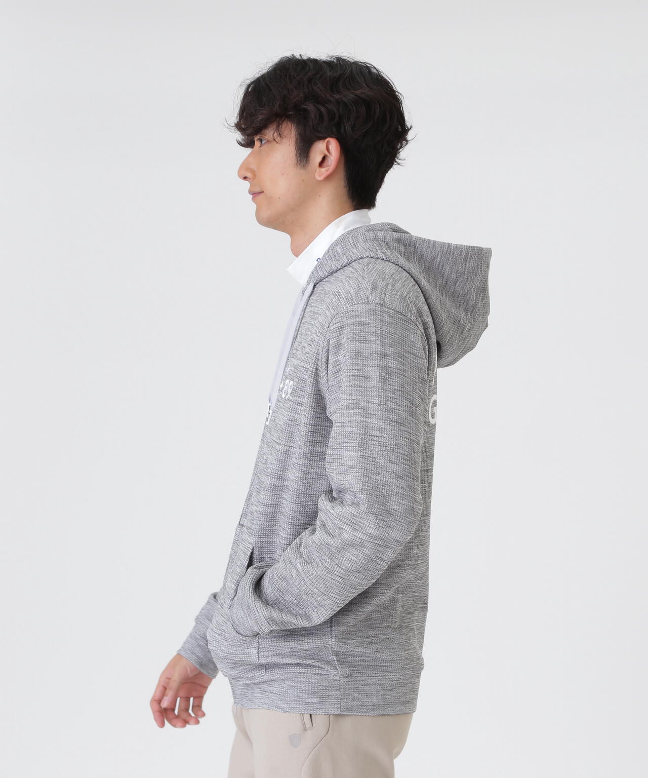 PEARLYGATES×Colantotte] ワッフルダブルジャージーパーカー (MENS