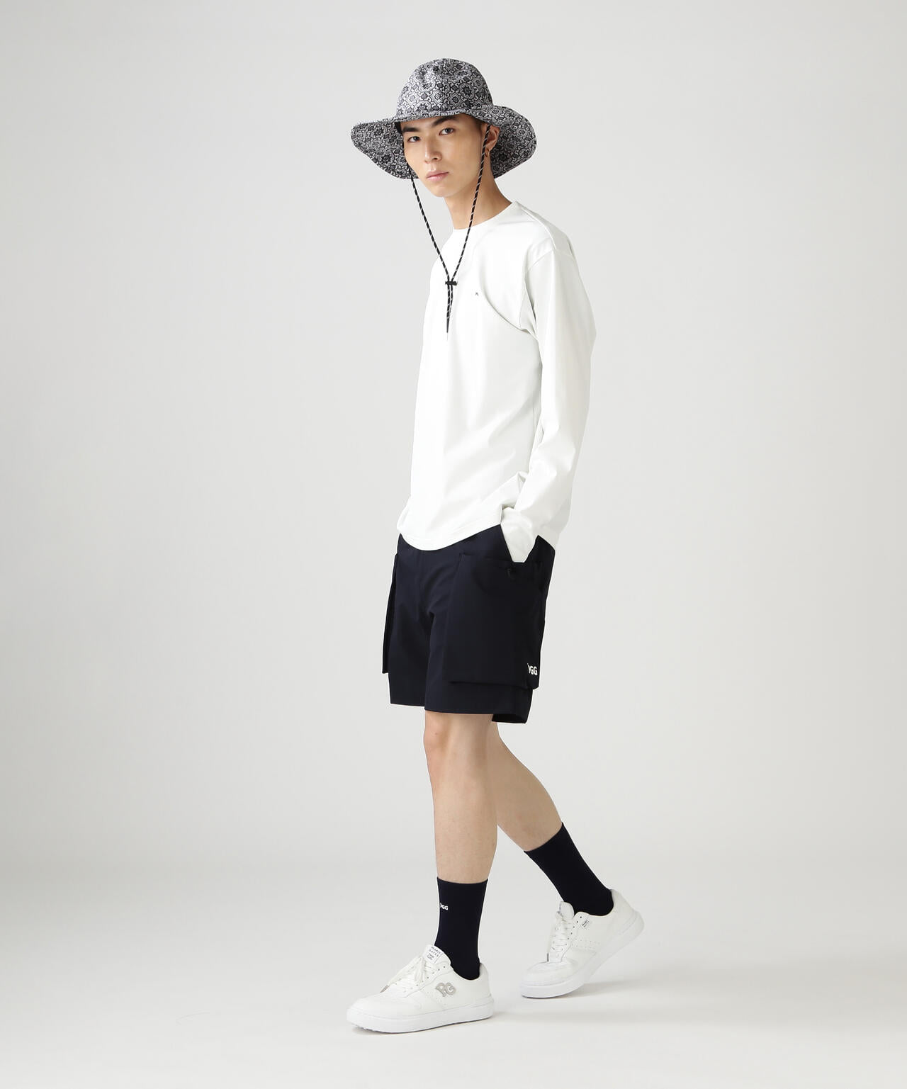 パーリーゲイツPGG Peトリコットメッシュ半袖シャツブラックサイズ5 PGG】Trubeauteトリコットメッシュ | PEARLY GATES
