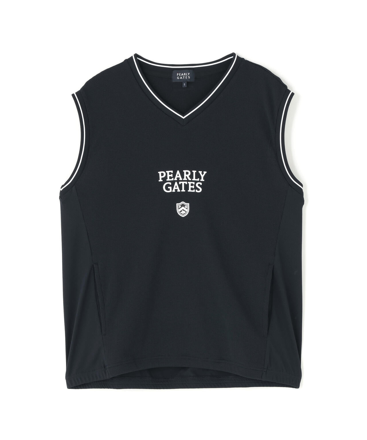 メッシュアンドメッシュVネックベスト (MENS)