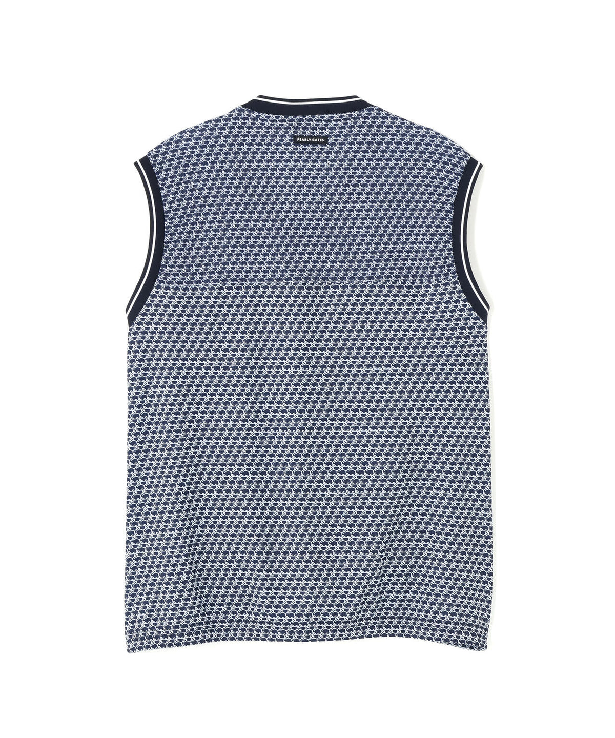メッシュアンドメッシュVネックベスト ＜もちうさぎ柄＞ (MENS)