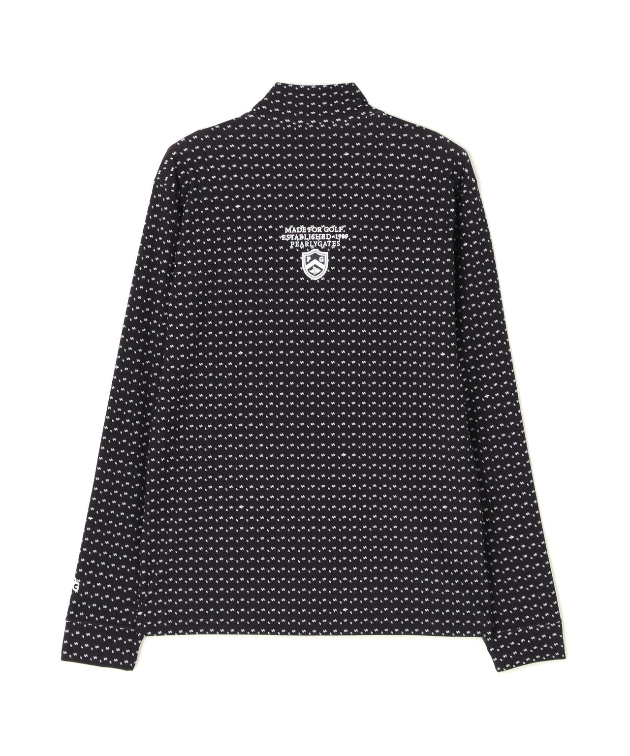 トゥルーボーテトリコットストレッチ長袖ハイネックカットソー ＜マイクロとびうさPG柄＞ (MENS)