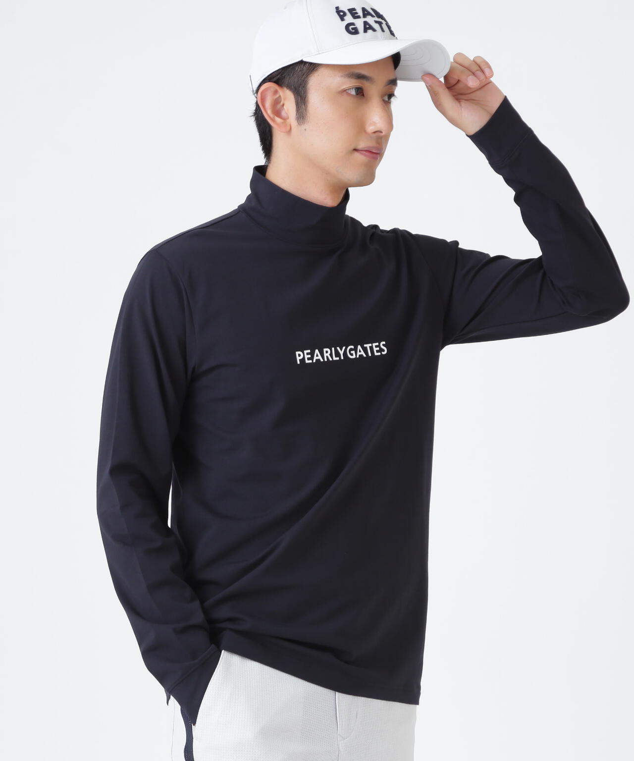 スーピマベア天長袖ハイネックカットソー (MENS) | PEARLY GATES
