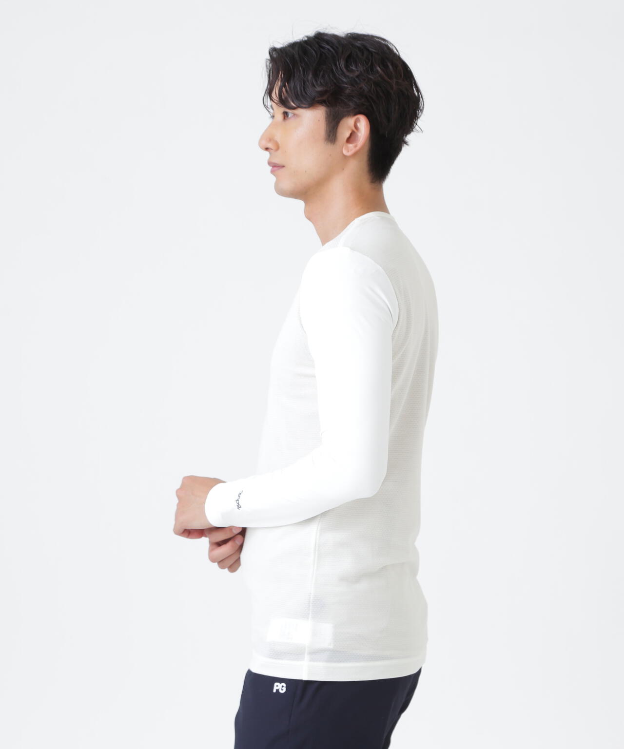 Super Natural ウールメッシュ × ナイロンベア天竺(MENS) | PEARLY