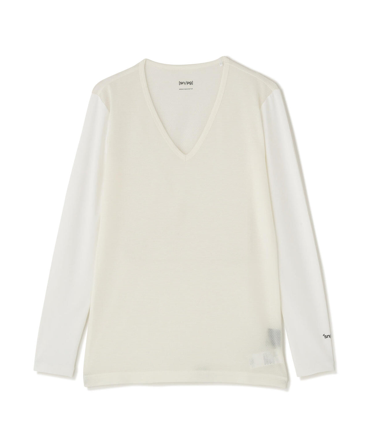 Super Natural ウールメッシュ × ナイロンベア天竺(MENS)