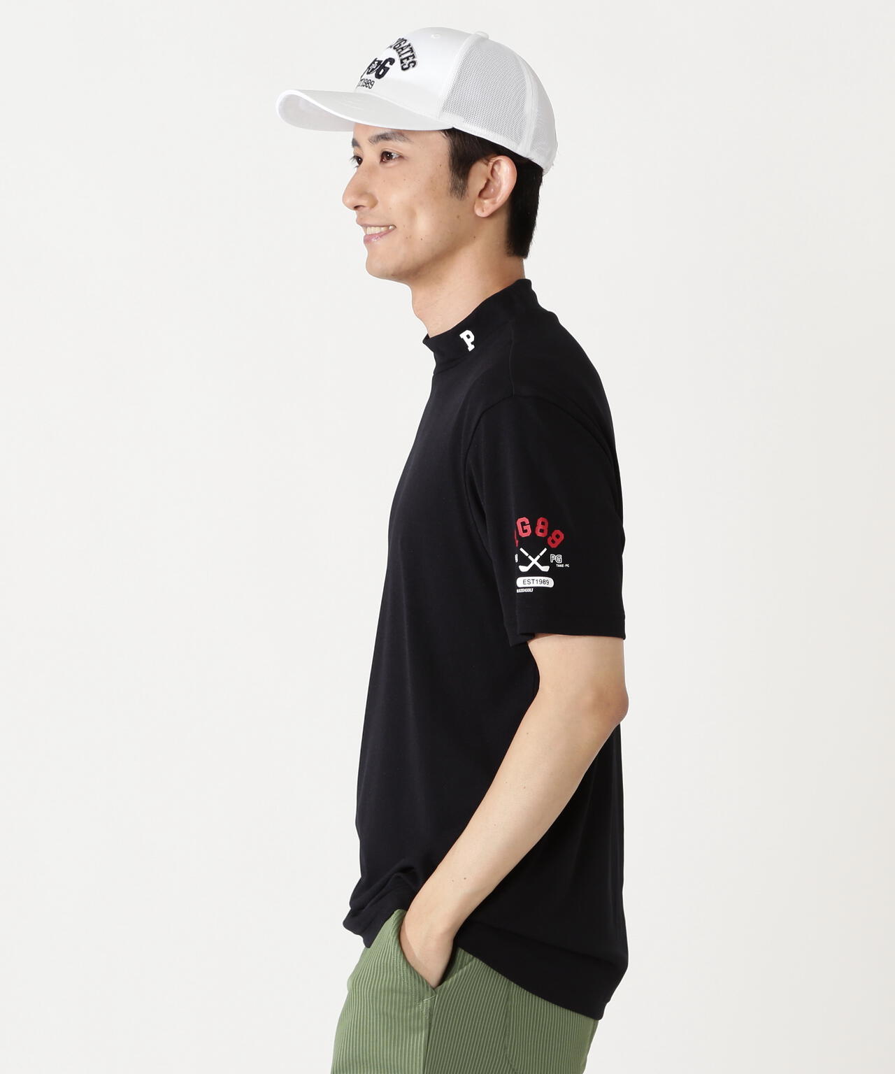 H:182cm/C:93/W:77/H:91 着用サイズ：5
