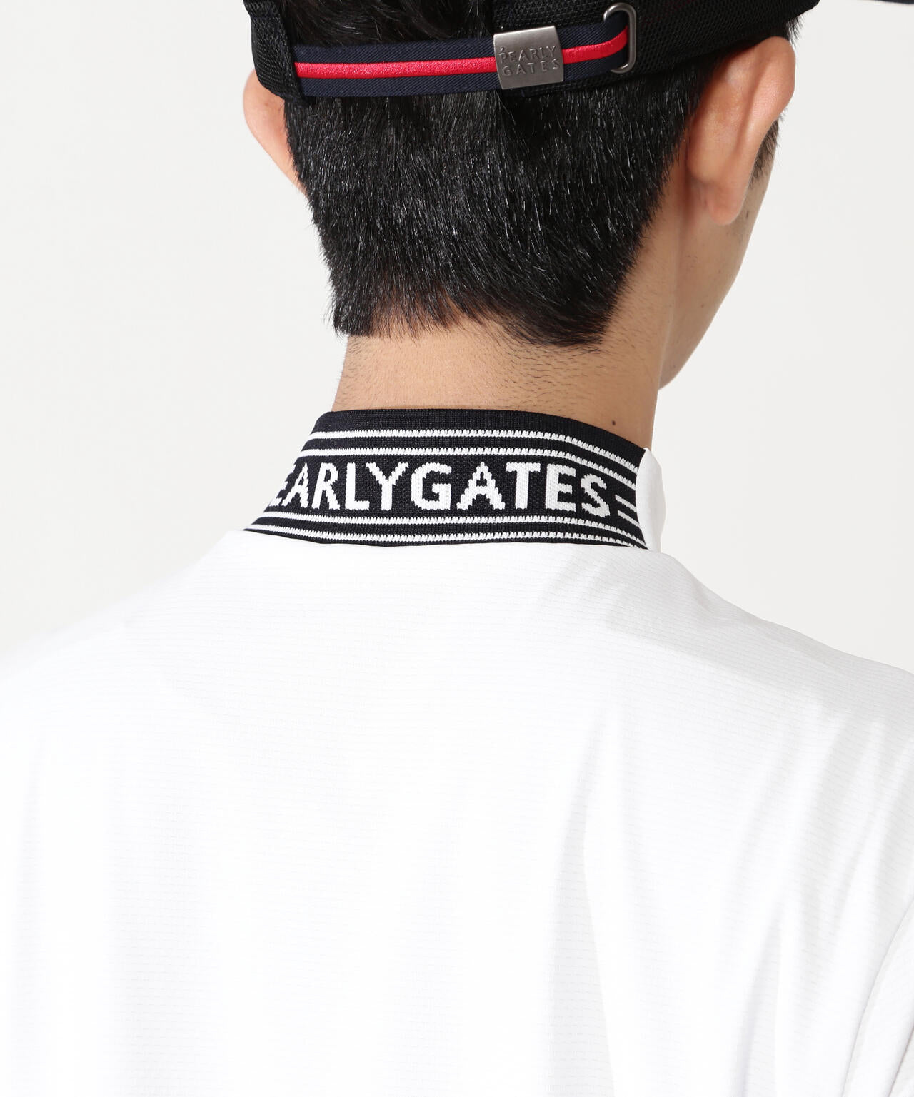 ハニカムストレッチ半袖モックネックカットソー | PEARLY GATES