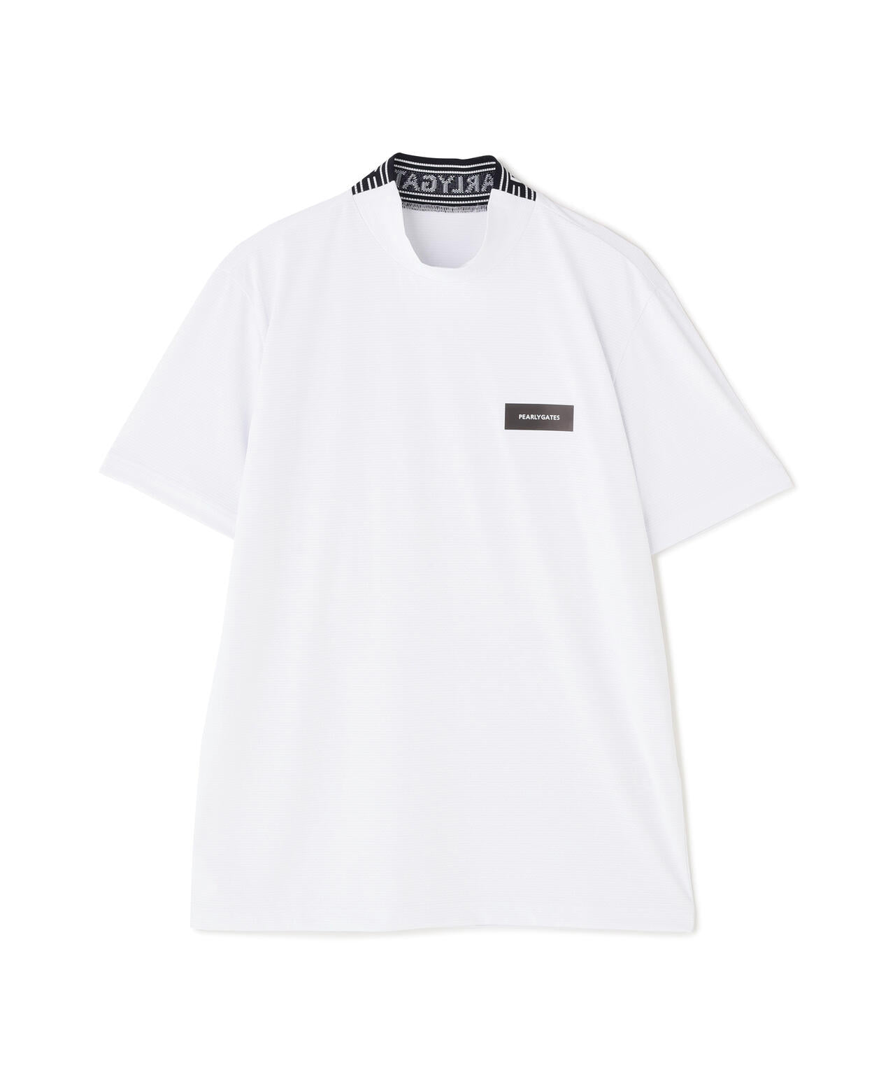 ハニカムストレッチ半袖モックネックカットソー | PEARLY GATES