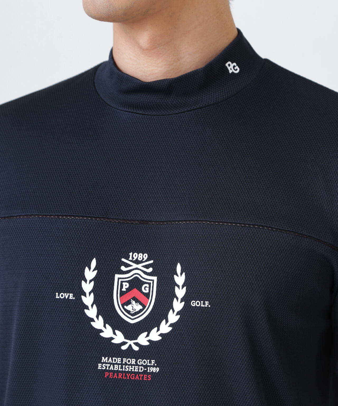 2WAYトリコット半袖ハイネックカットソー (MENS) | PEARLY GATES