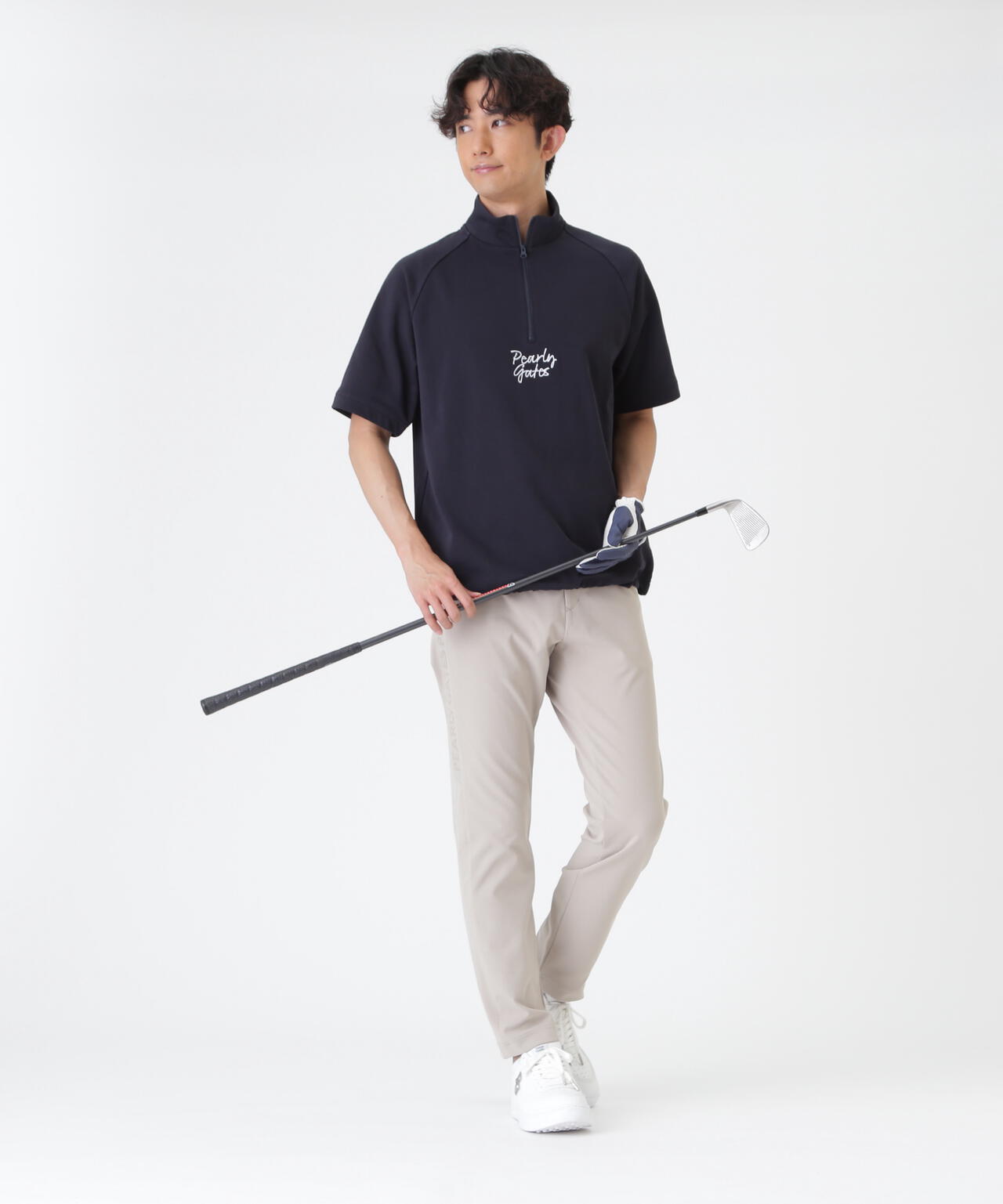 PEARLYGATES×Colantotte] TC裏毛ハーフジップ (MENS) | PEARLY GATES