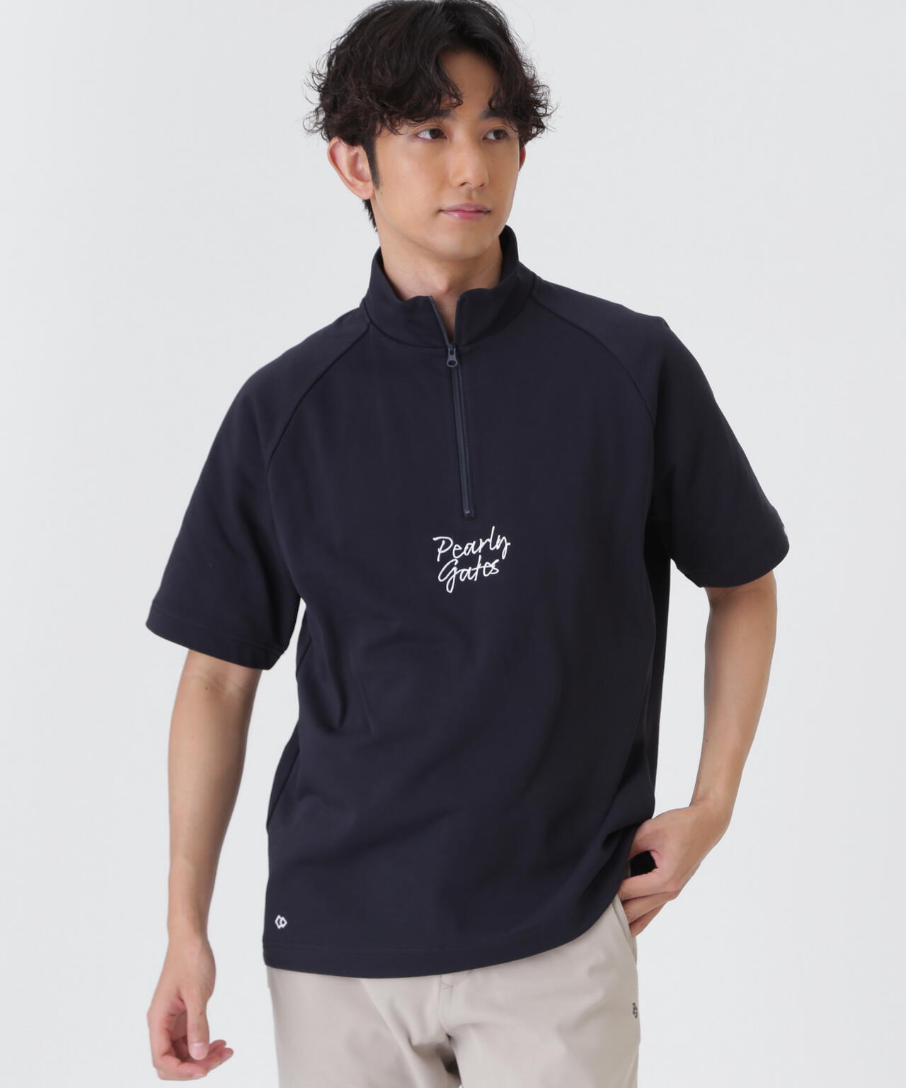 PEARLYGATES×Colantotte] TC裏毛ハーフジップ (MENS) | PEARLY GATES