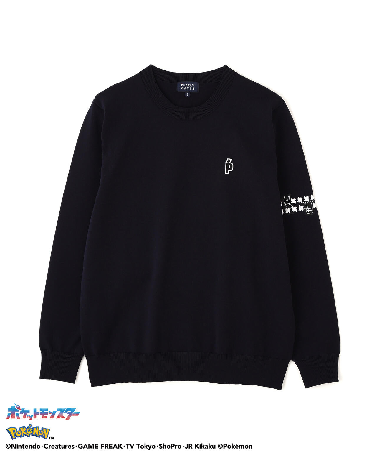 PEARLYGATES×POKEMON] ポケモン12Gジャガードニットプルオーバー (MENS