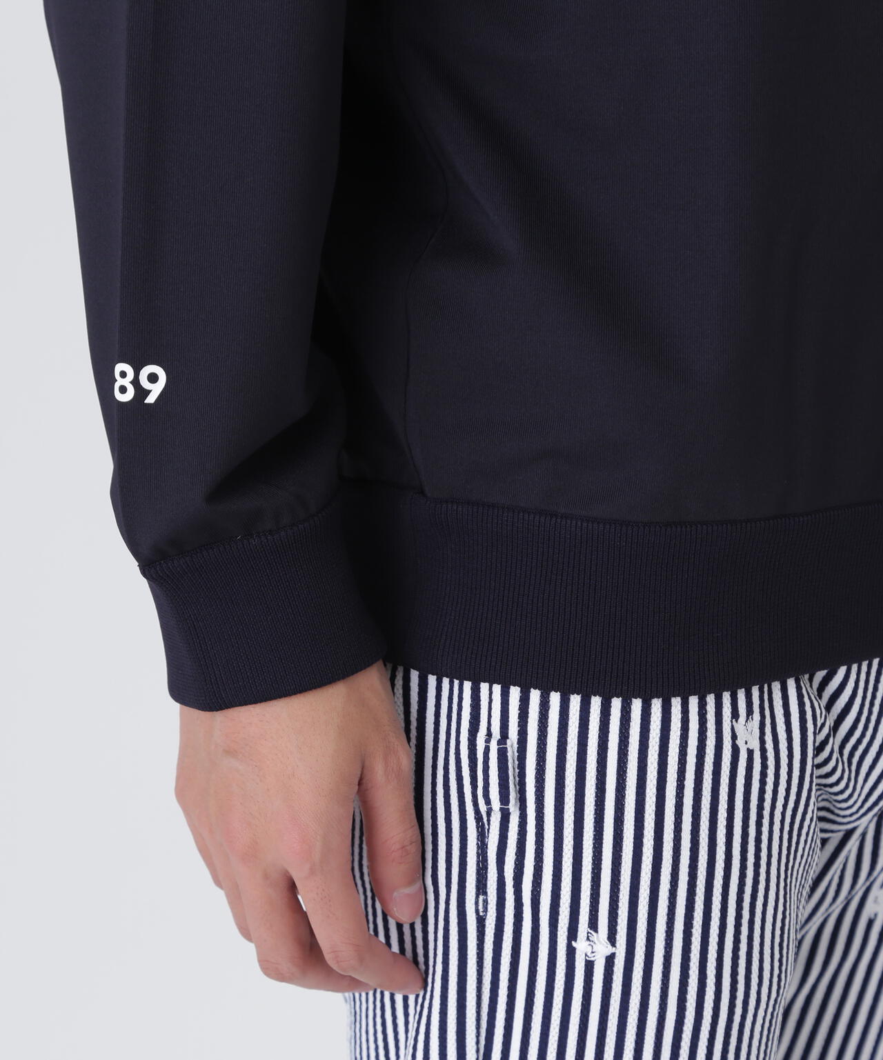 Pyヤーンベア天竺クルーネックニットプルオーバー (MENS) | PEARLY