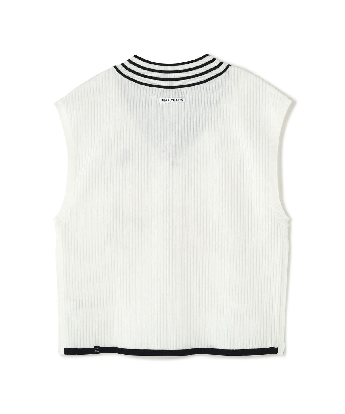 14GWJQ針抜きVネックニットベスト (MENS)