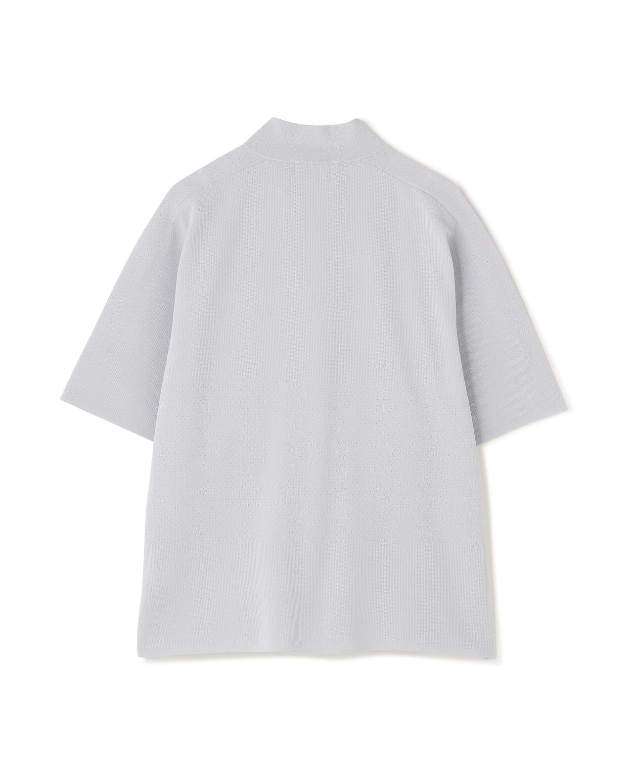 16GメッシュWJQ半袖ハーフジップニットプルオーバー (MENS) | PEARLY
