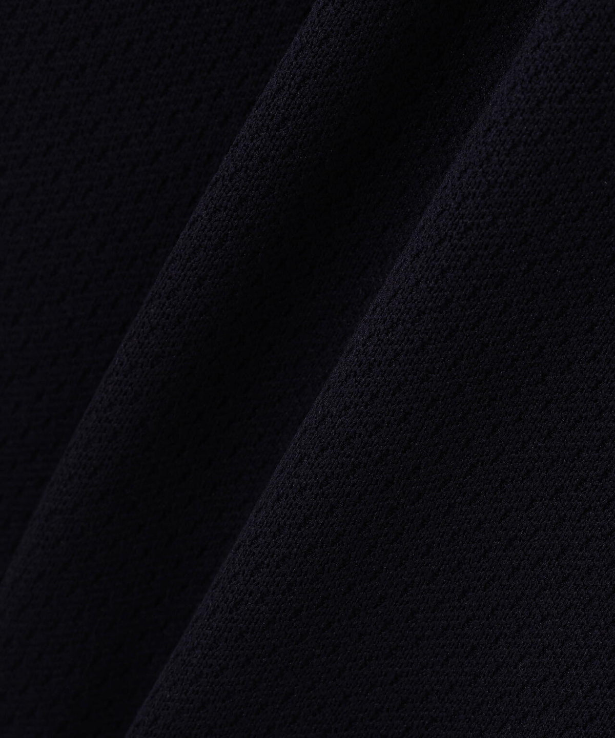 16GメッシュWJQ半袖ハーフジップニットプルオーバー (MENS)