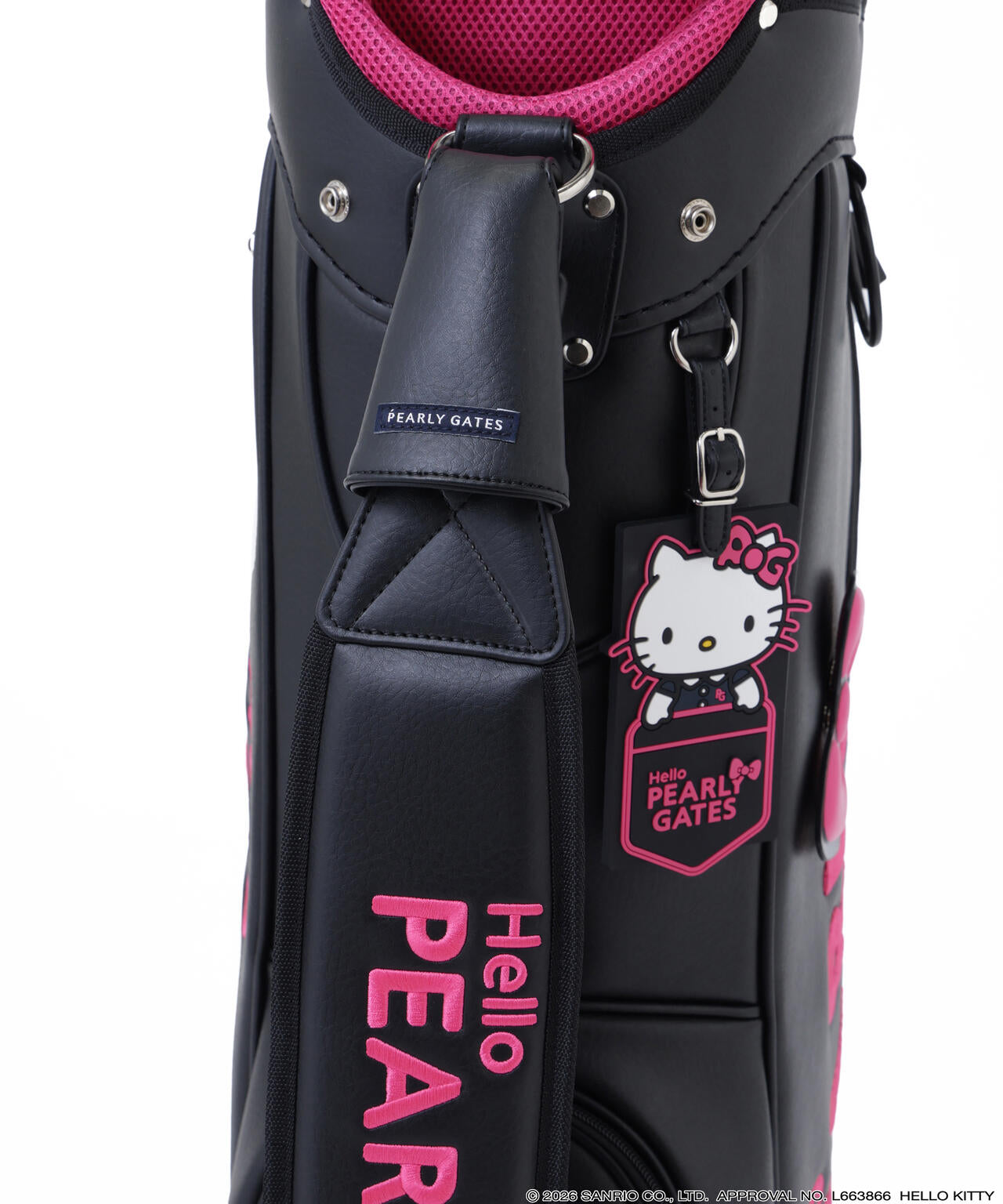Hello Kitty×PEARLY GATES】キャディバッグ (46インチ対応) (UNISEX
