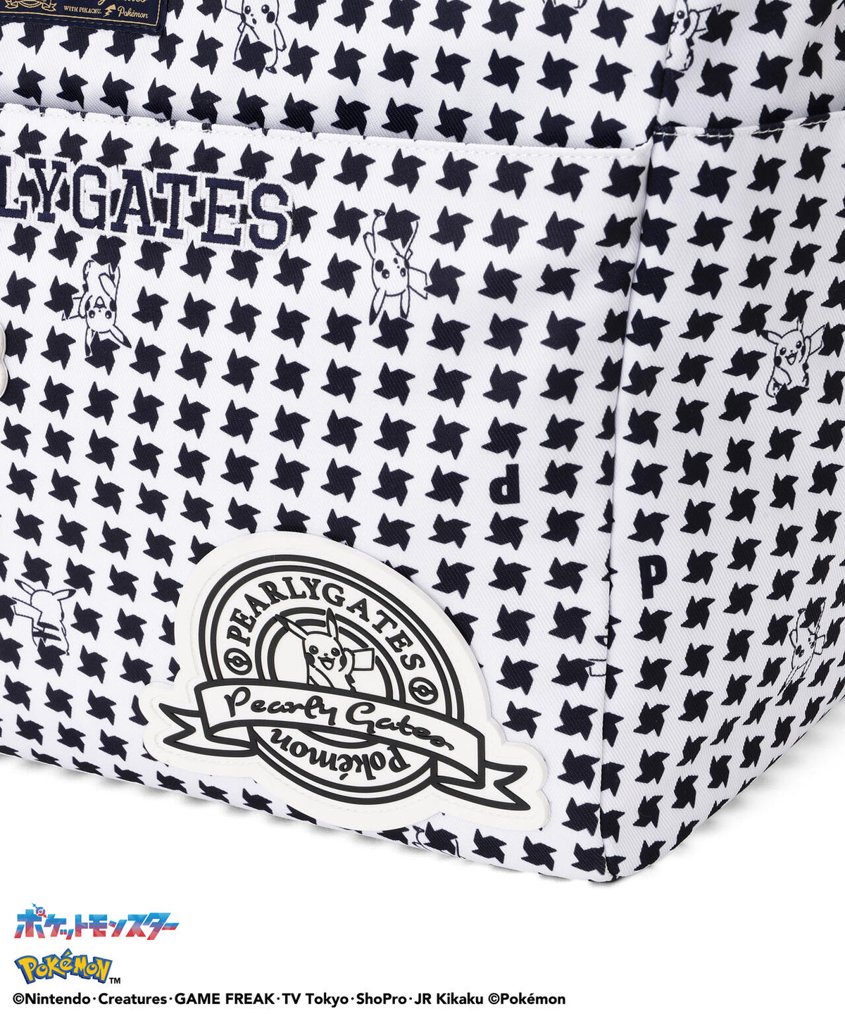 [PEARLYGATES×POKEMON] ポケモン千鳥柄ロッカーバッグ (UNISEX)