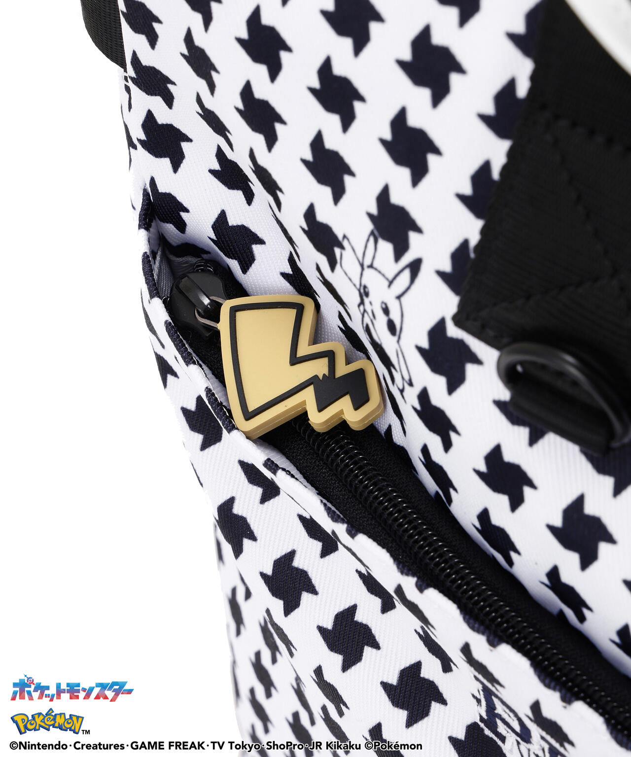 PEARLYGATES×Pokémon] ポケモン 千鳥柄ロッカーバッグ (UNISEX