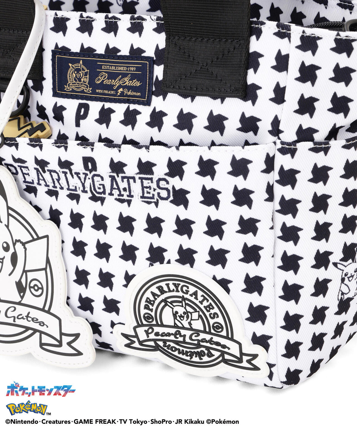[PEARLYGATES×POKEMON] ポケモン千鳥柄カートバッグ (UNISEX)