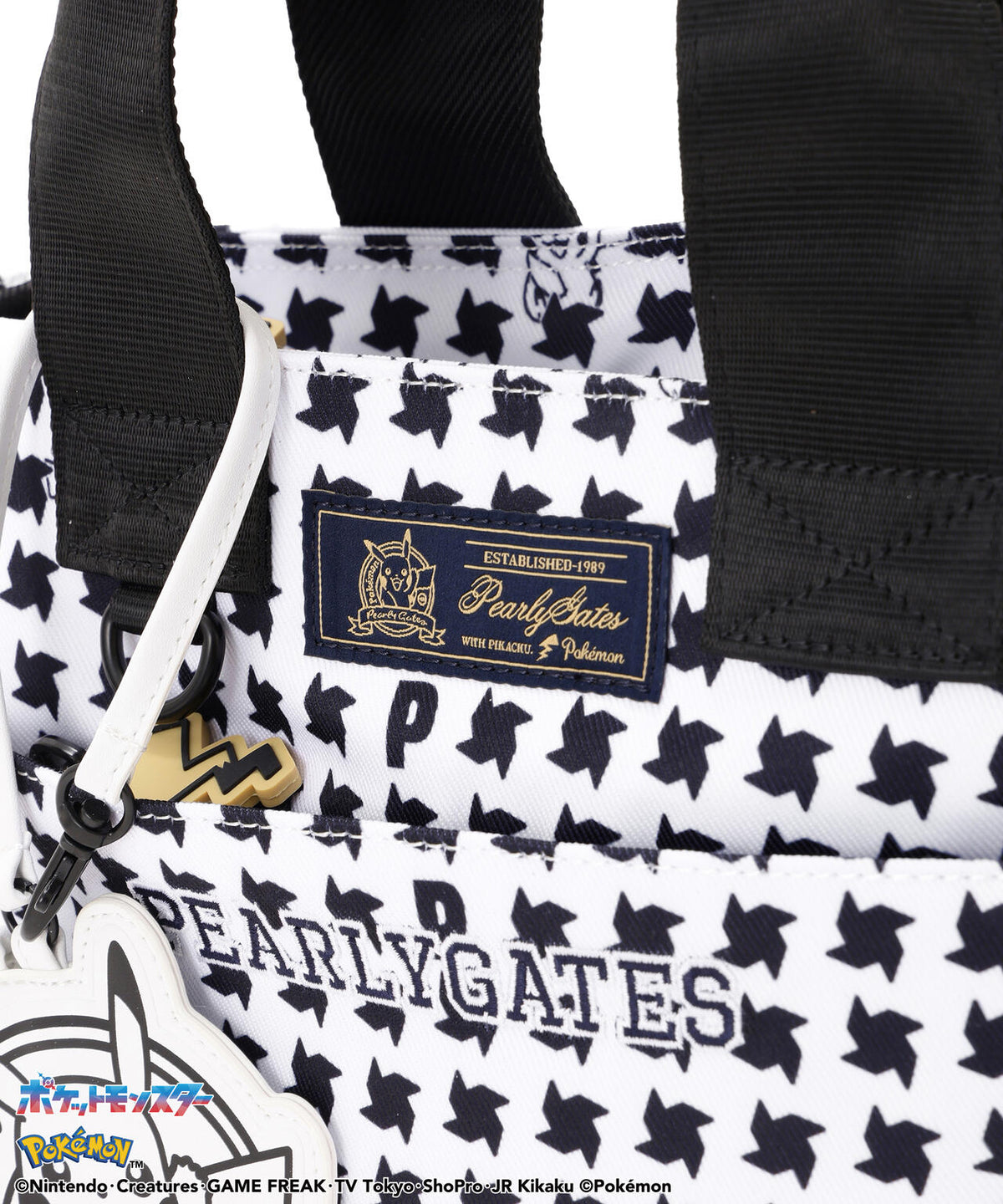 [PEARLYGATES×POKEMON] ポケモン千鳥柄カートバッグ (UNISEX)