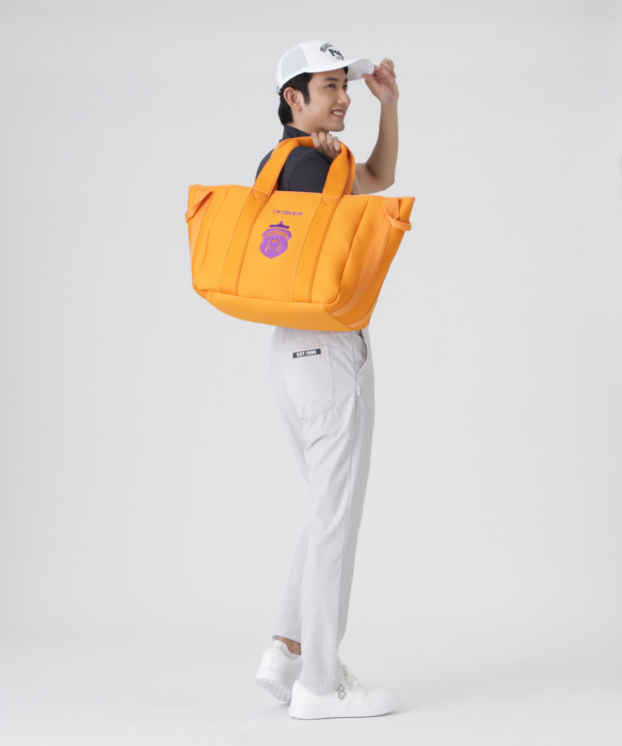 カレッジマークネオプレンロッカーバッグ (UNISEX) | PEARLY GATES