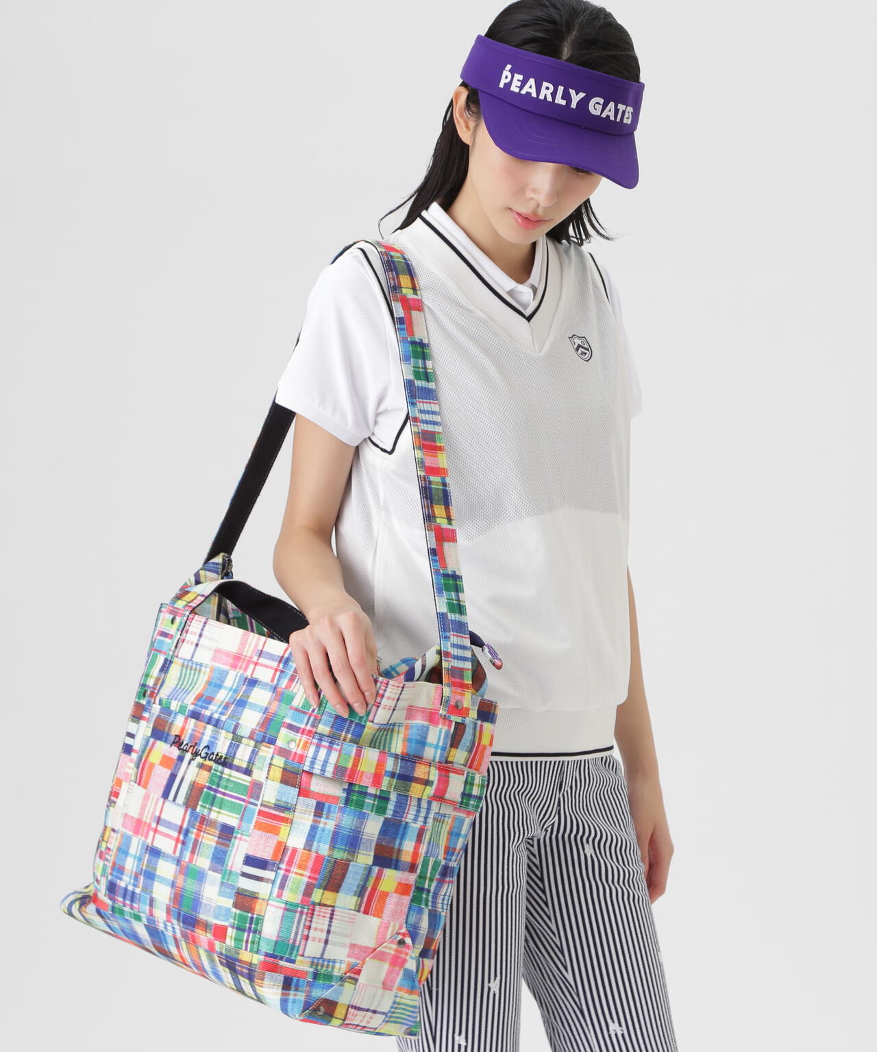CANVASトートロッカーバッグ (UNISEX) | PEARLY GATES（パーリーゲイツ