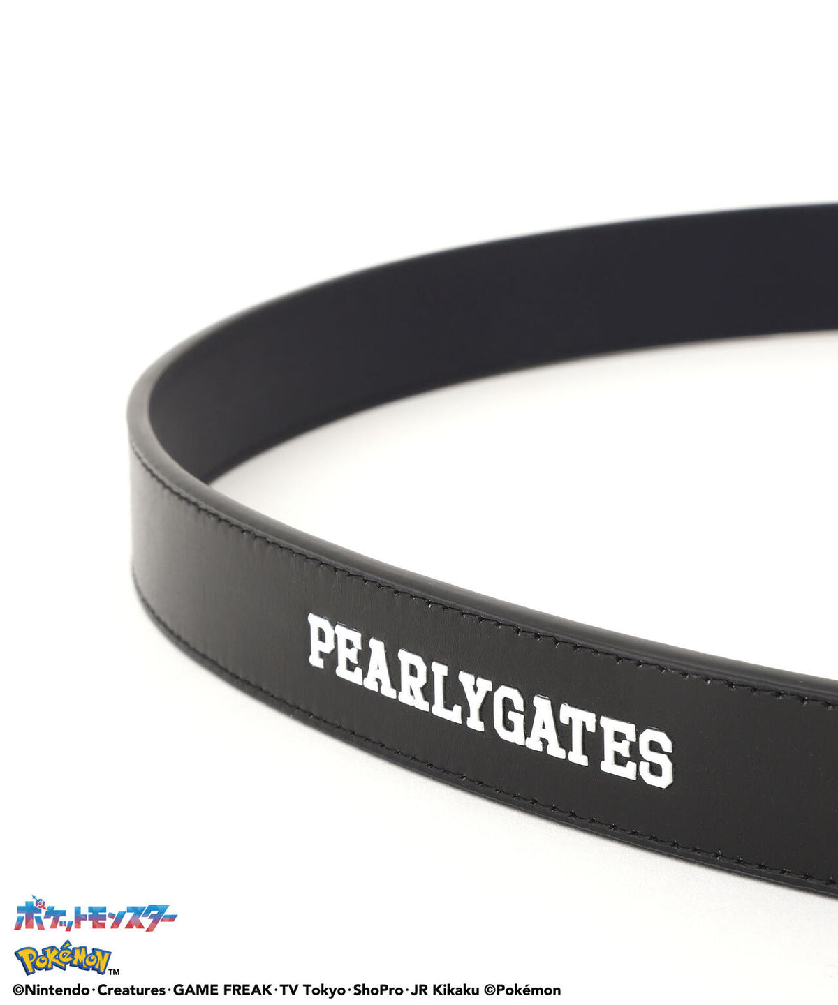 [PEARLYGATES×POKEMON] ポケモンチャーム付きレザーベルト (UNISEX)