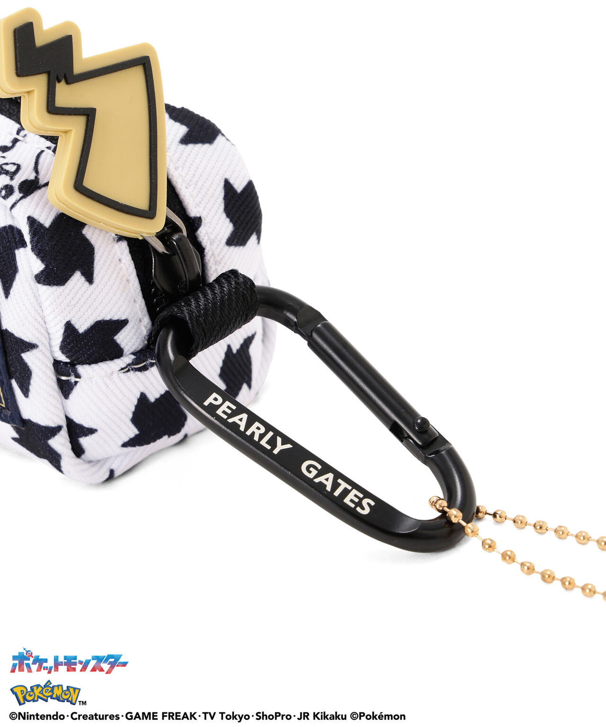 [PEARLYGATES×POKEMON] ポケモン千鳥柄ボールポーチ  (UNISEX)