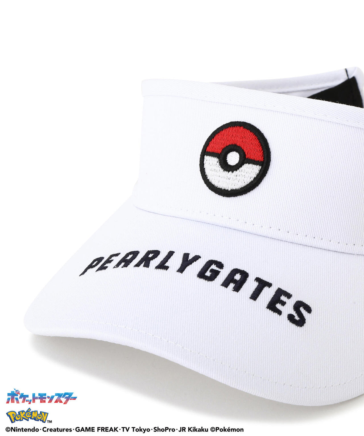 [PEARLYGATES×POKEMON] ポケモンツイルバイザー (UNISEX)