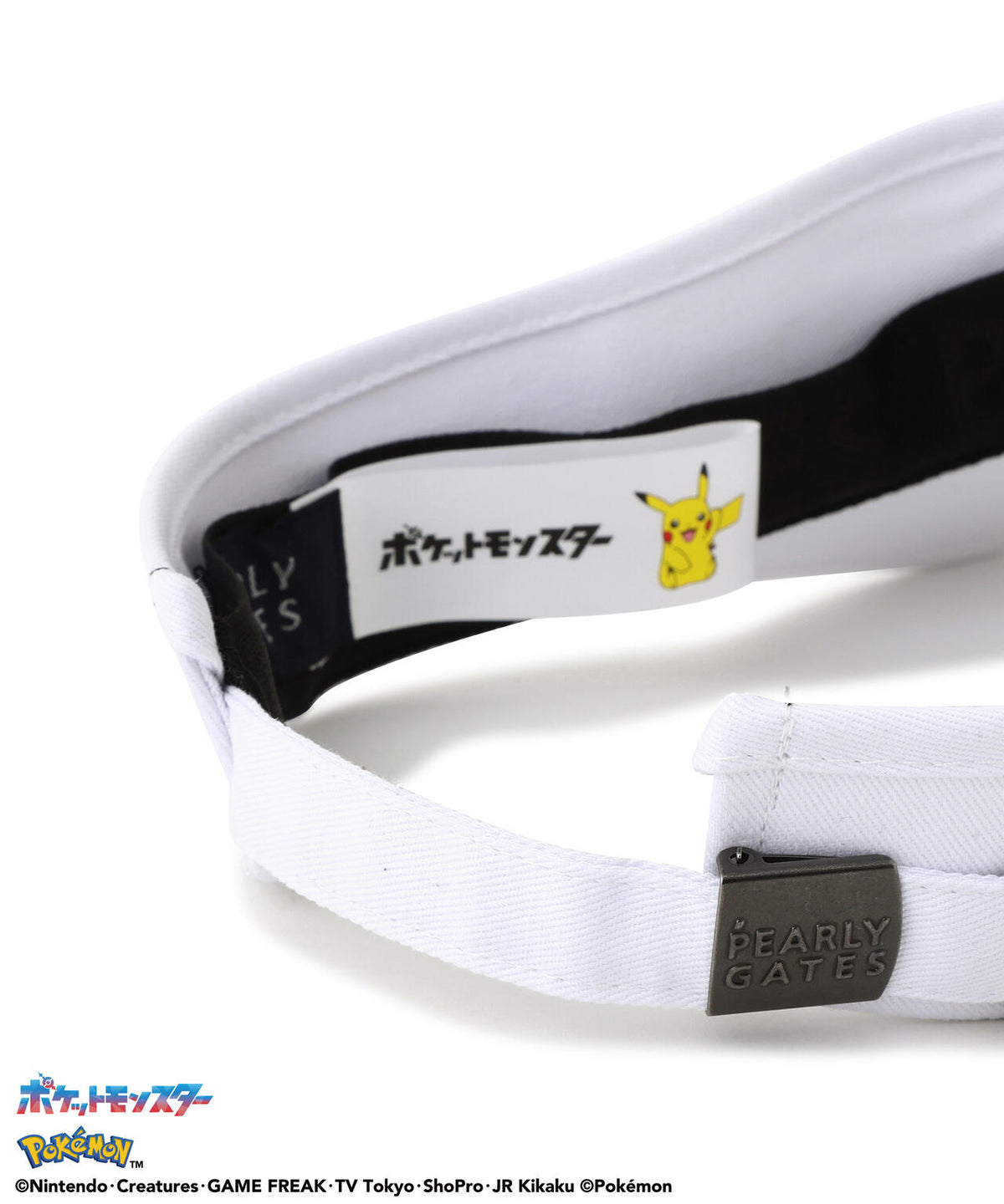 [PEARLYGATES×POKEMON] ポケモンツイルバイザー (UNISEX)