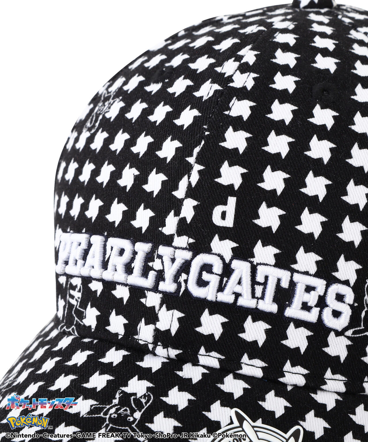 PEARLYGATES×POKEMON] ポケモン千鳥柄ツイルキャップ (UNISEX