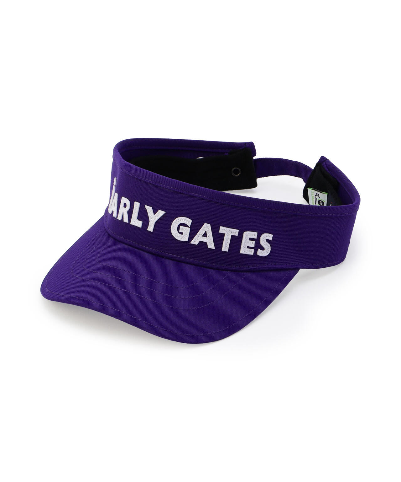 パーリーゲイツストライプロゴベアJQトップスサイズ0 ステッチロゴリサイクルツイルバイザー (UNISEX) | PEARLY GATES