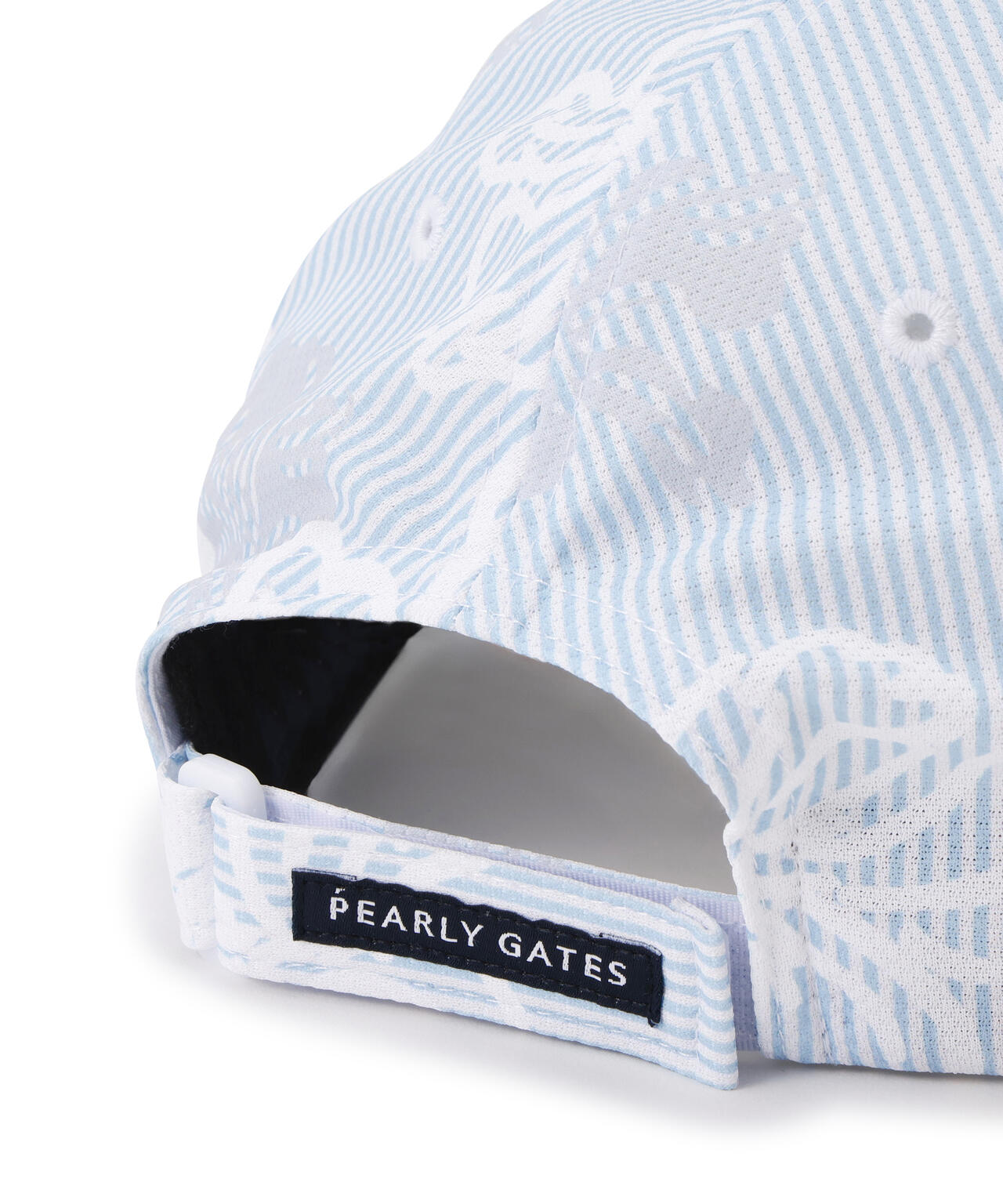 ウサギブルームストライプ柄キャップ (UNISEX) | PEARLY GATES