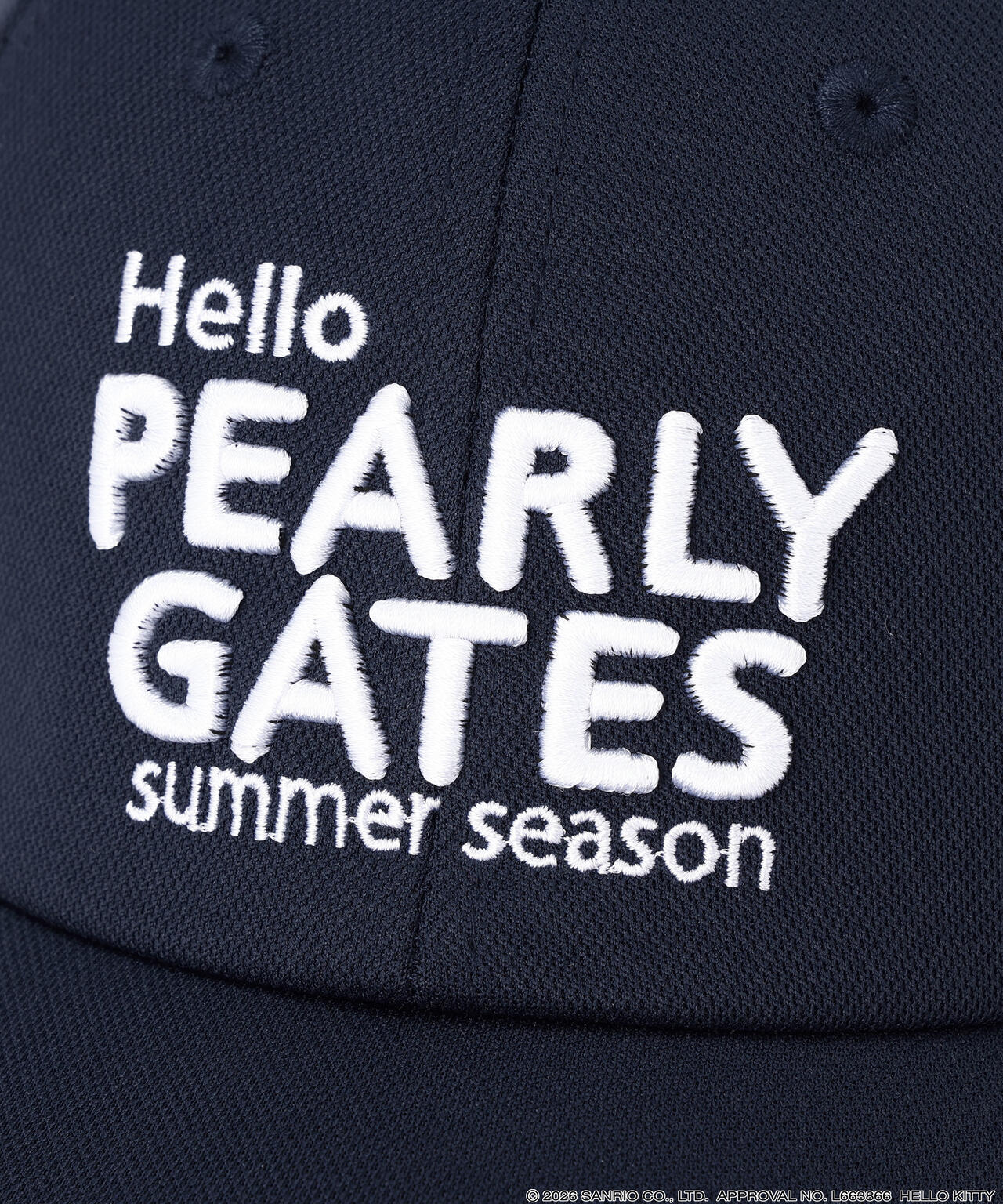 HELLO KITTY × PEARLY GATES summer season】キャップ (UNISEX
